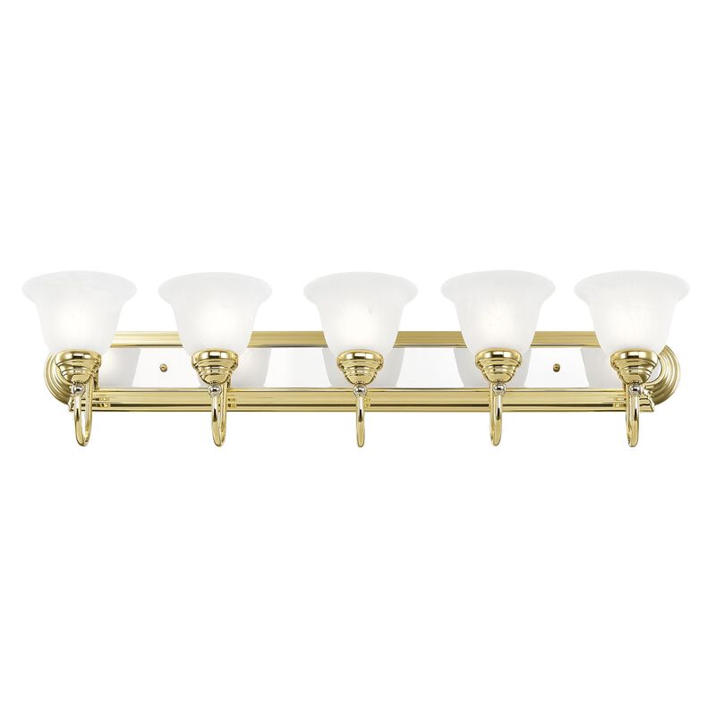 Belmont 36 Inch 5 Light Bath Vanity Light by Livex Lighting