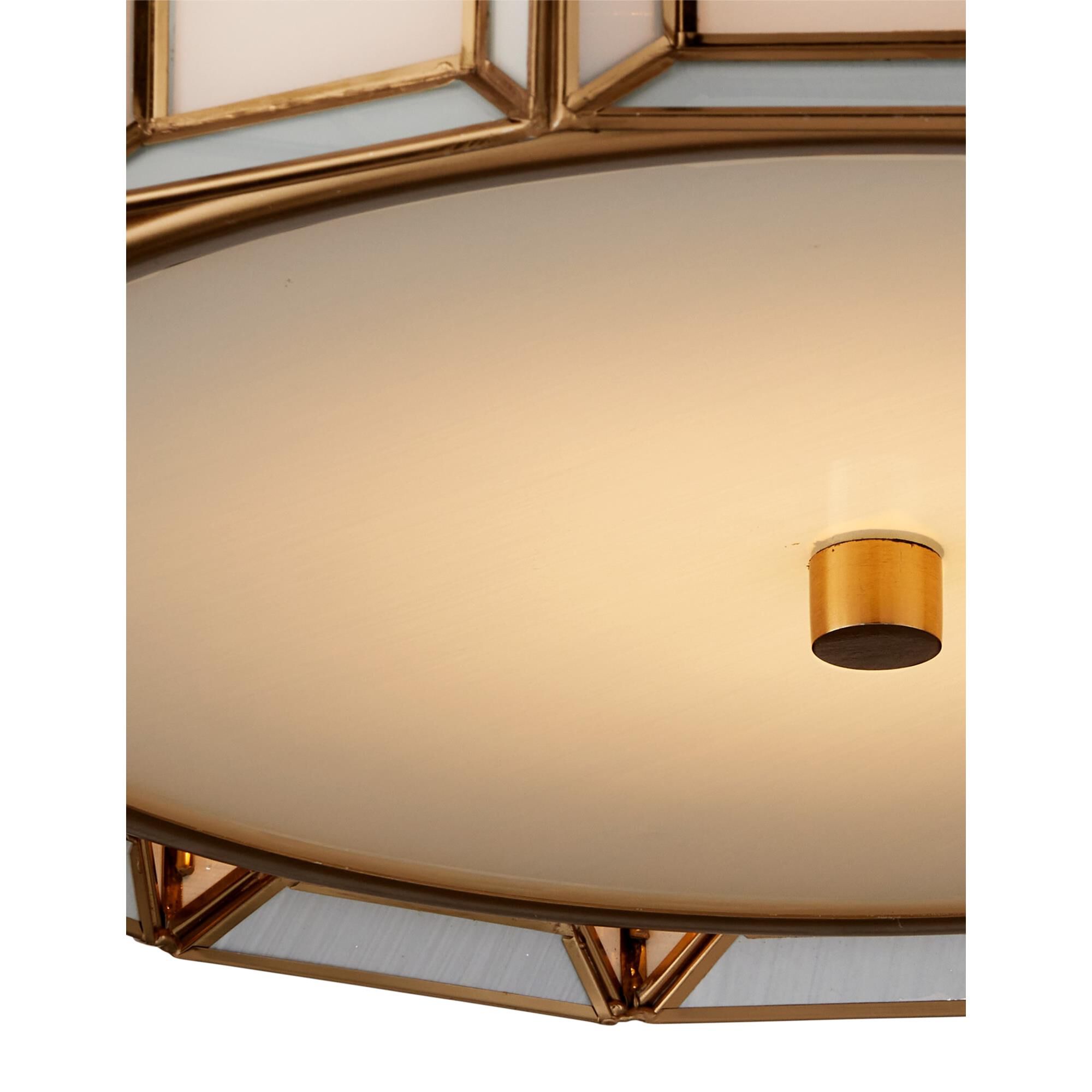 Shown in Antique Brass, White finish