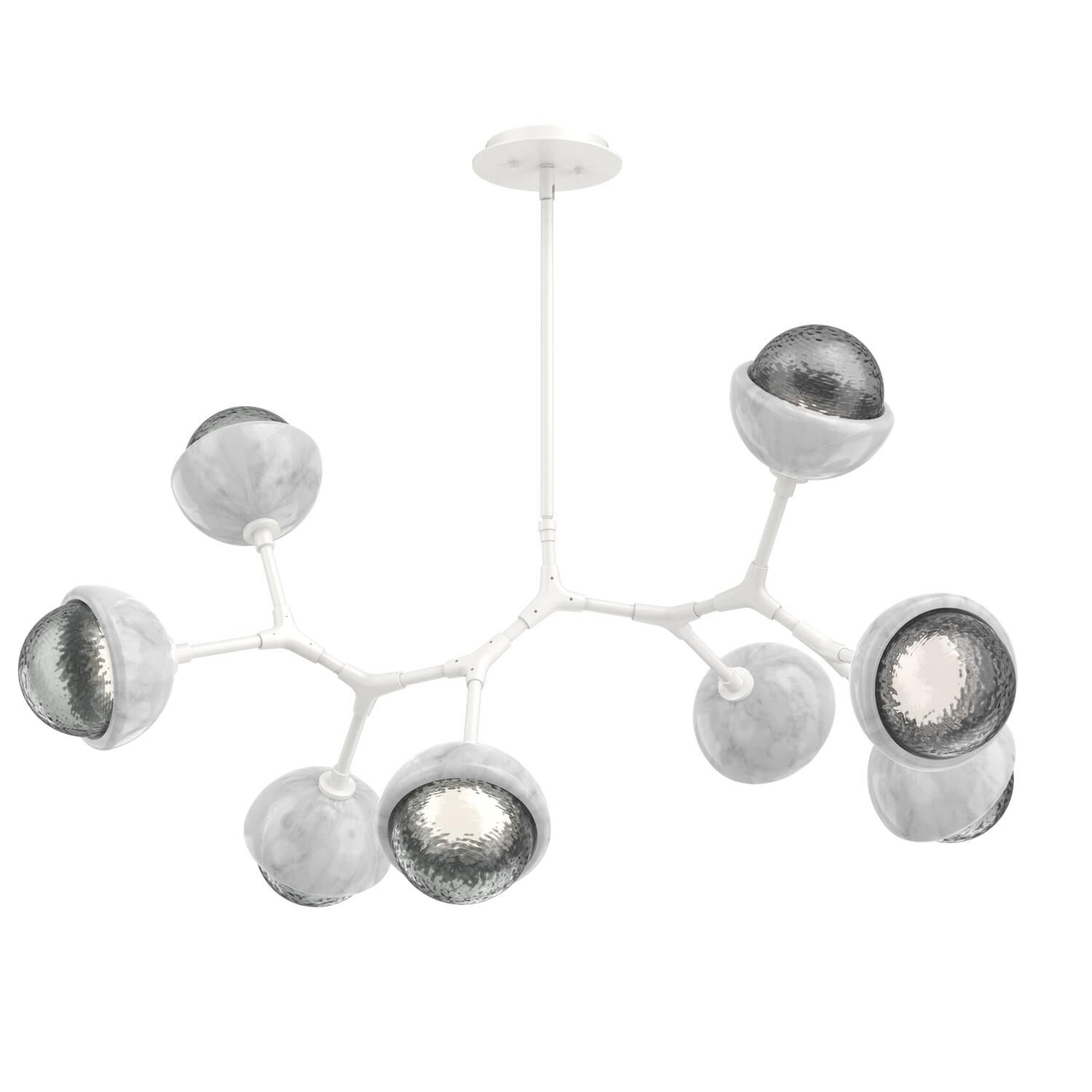 Levi Wilson Cabochon 38 Inch Linear Suspension Light by Hammerton Studio