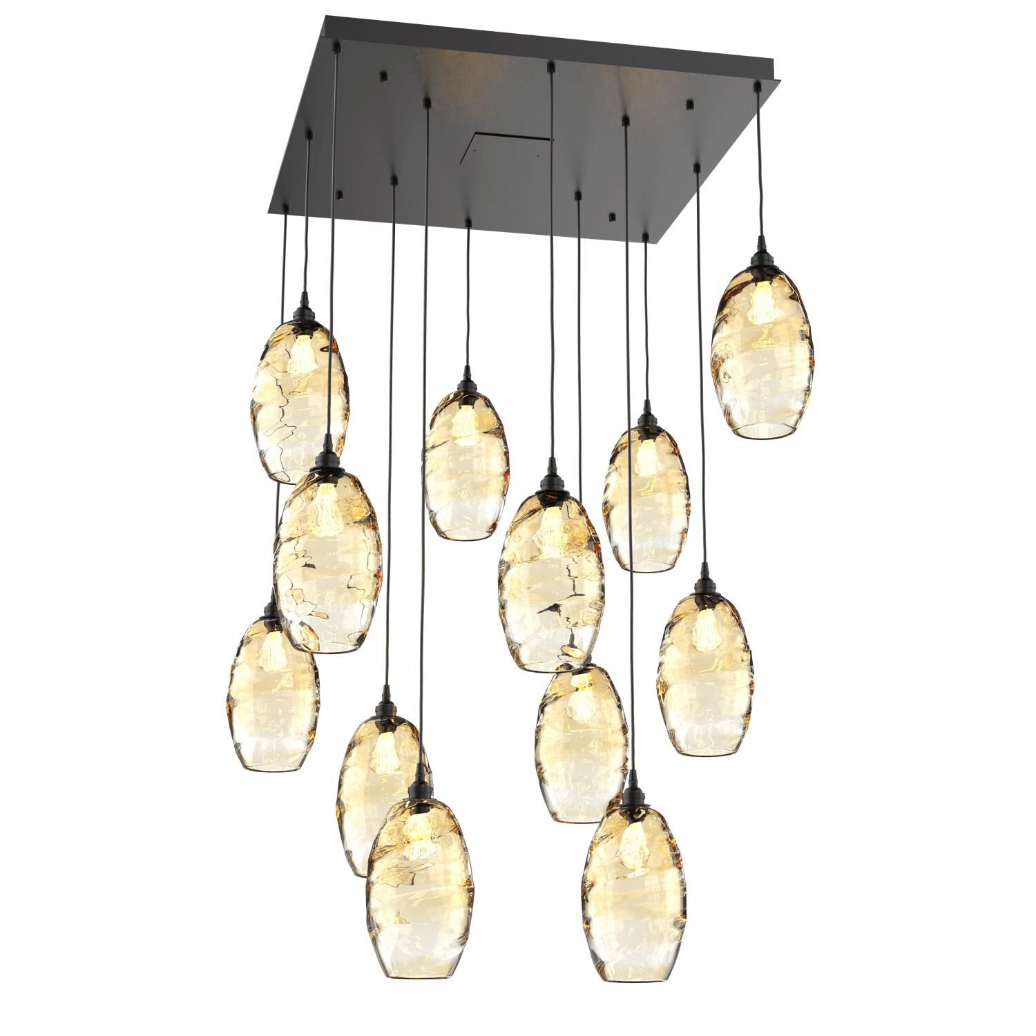 Ellisse 34 Inch 12 Light Multi Light Pendant by Hammerton Studio