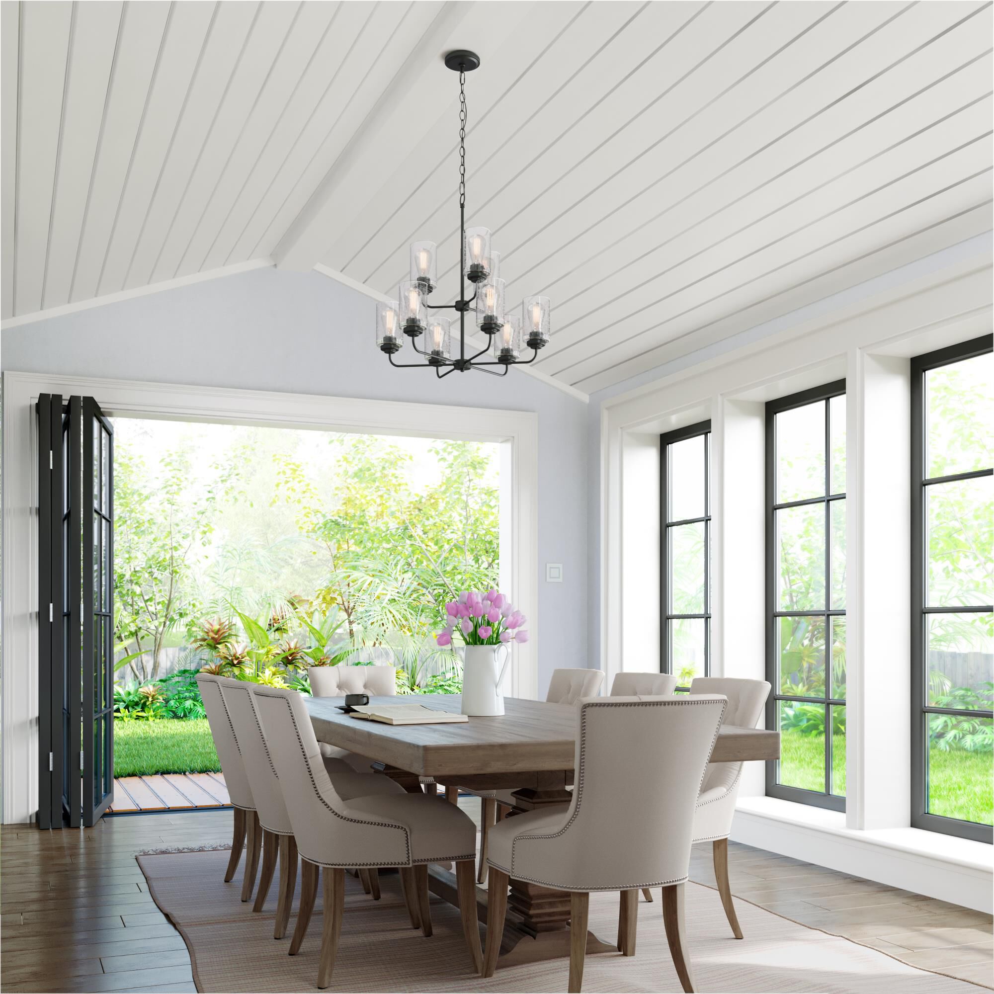 Moven Chandelier by Millennium Lighting