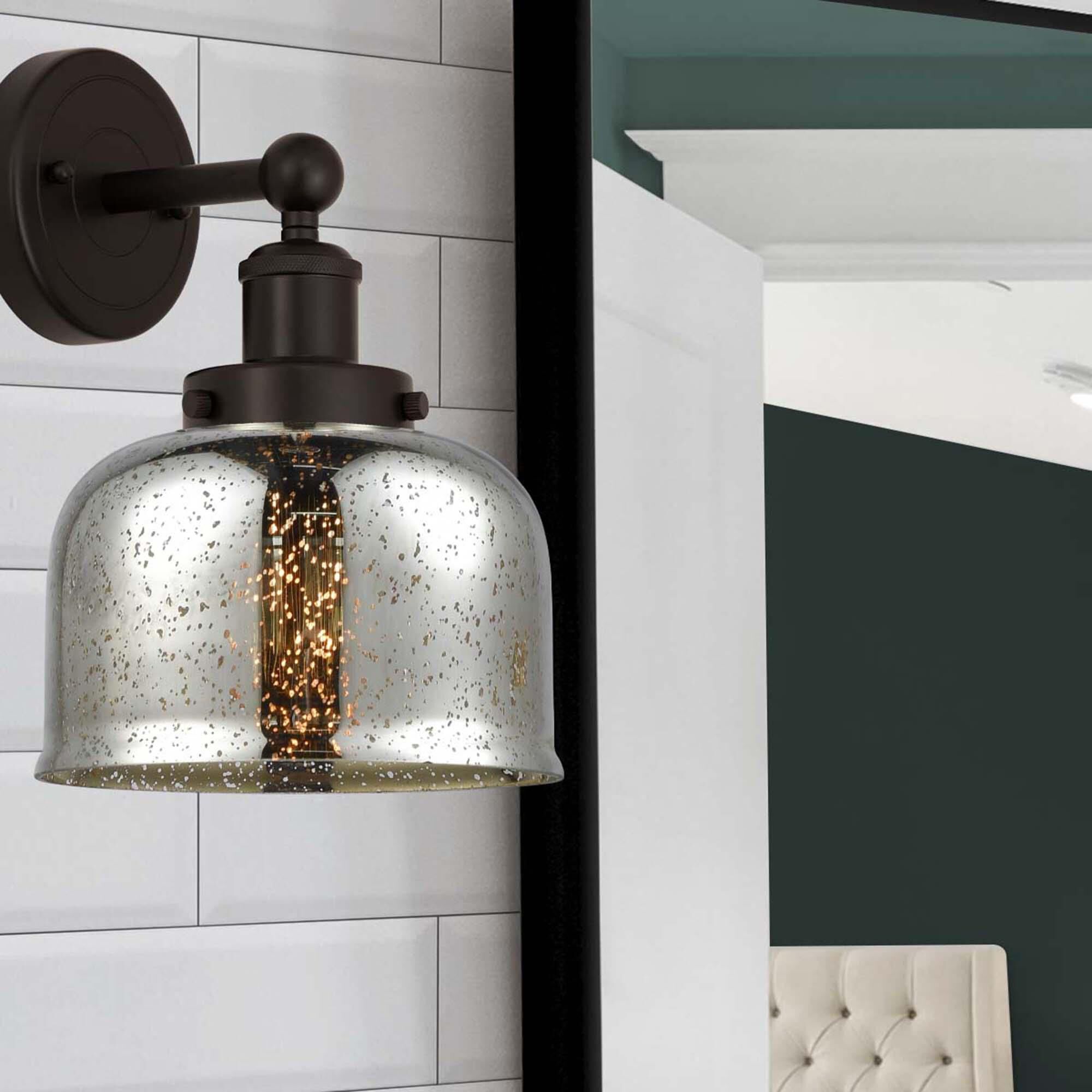 Shown in Oil Rubbed Bronze  finish and Mercury glass