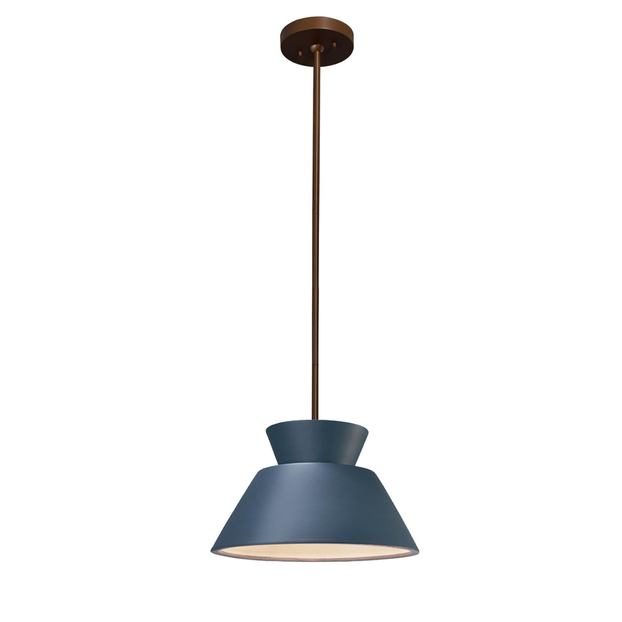 Trapezoid 11 Inch Mini Pendant by Justice Design Group