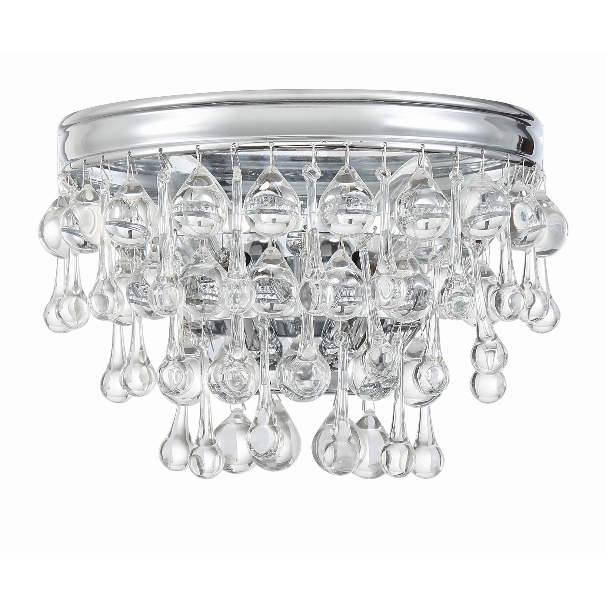 Shown in Polished Chrome finish and Glass Balls crystal