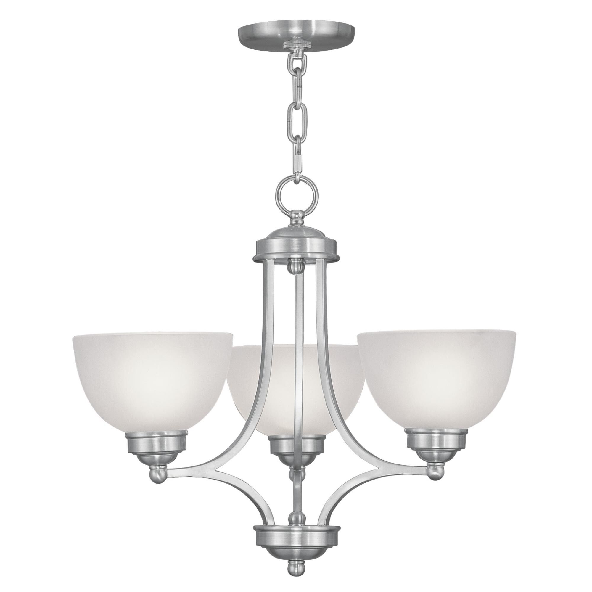 Somerset 20 Inch 3 Light Mini Chandelier by Livex Lighting