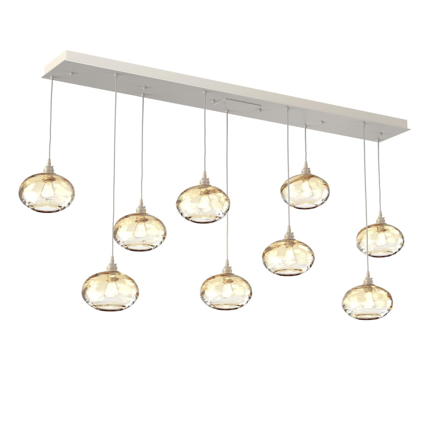 Coppa 68 Inch 9 Light Linear Suspension Light by Hammerton Studio