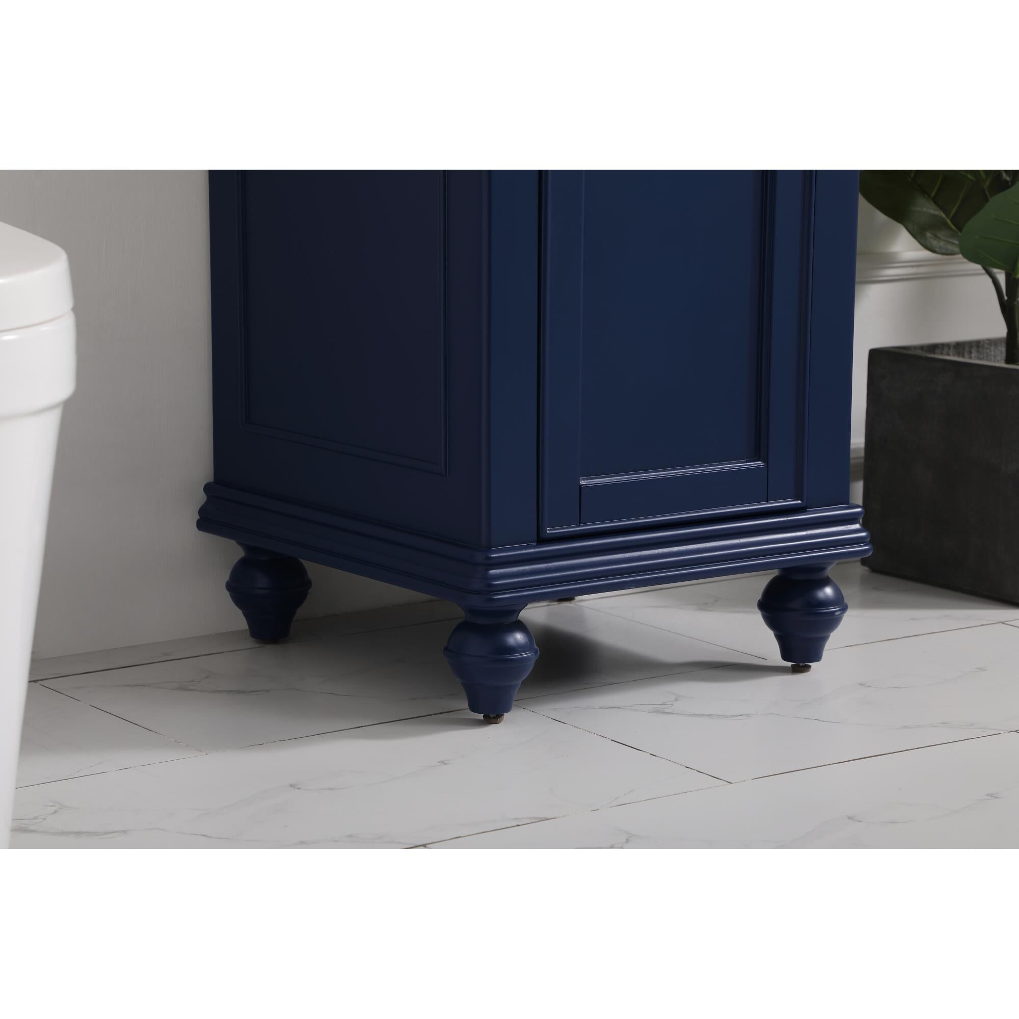 Shown in Blue finish