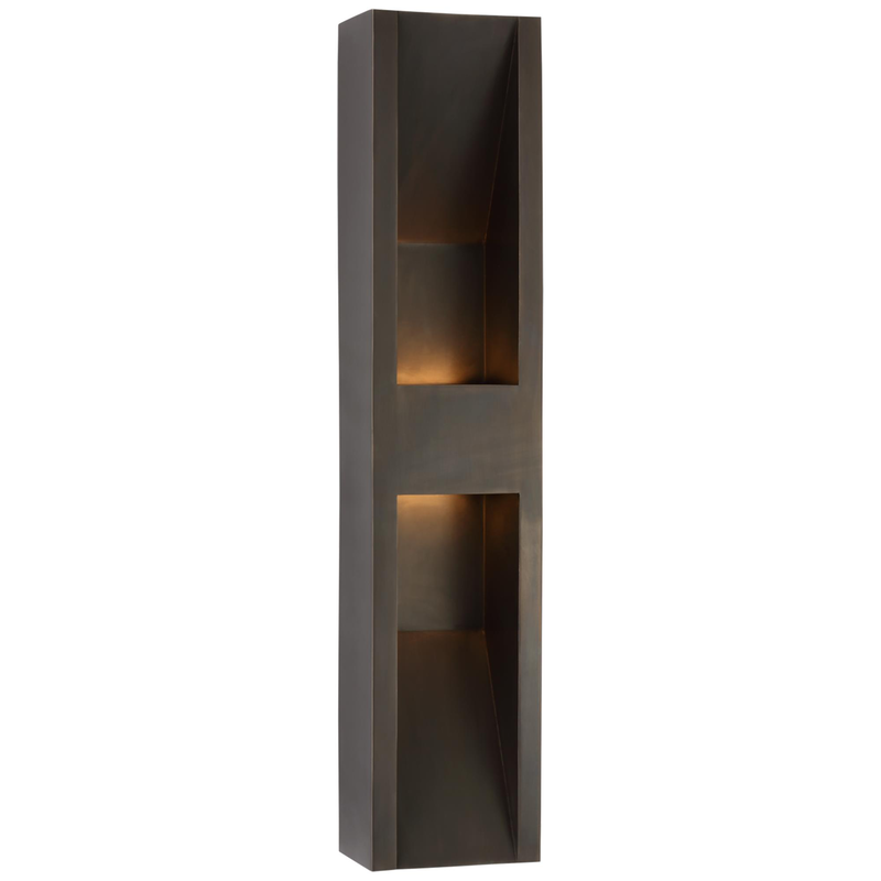 Visual Comfort Signature Collection Kelly Wearstler Tribute 24 Inch Tall LED Outdoor Wall Light