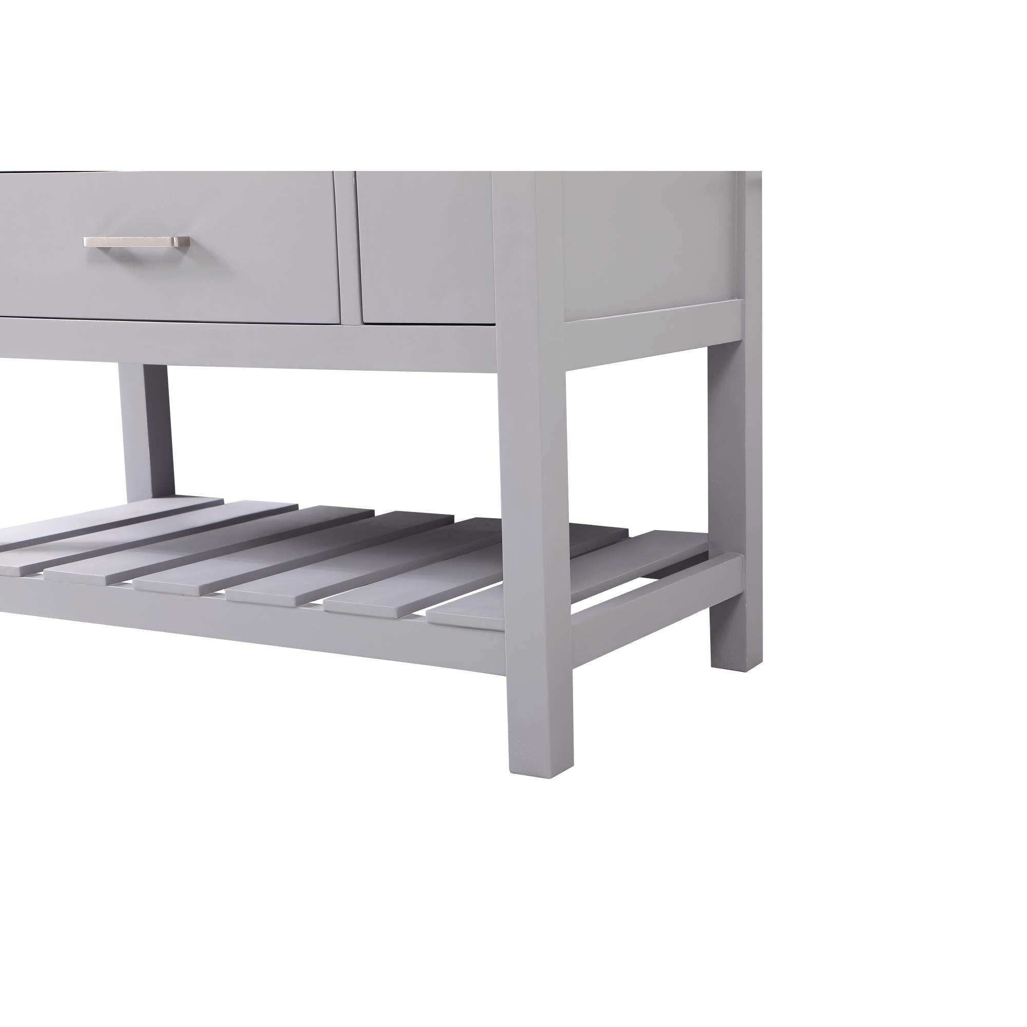 Shown in Grey finish and With Backsplash accent