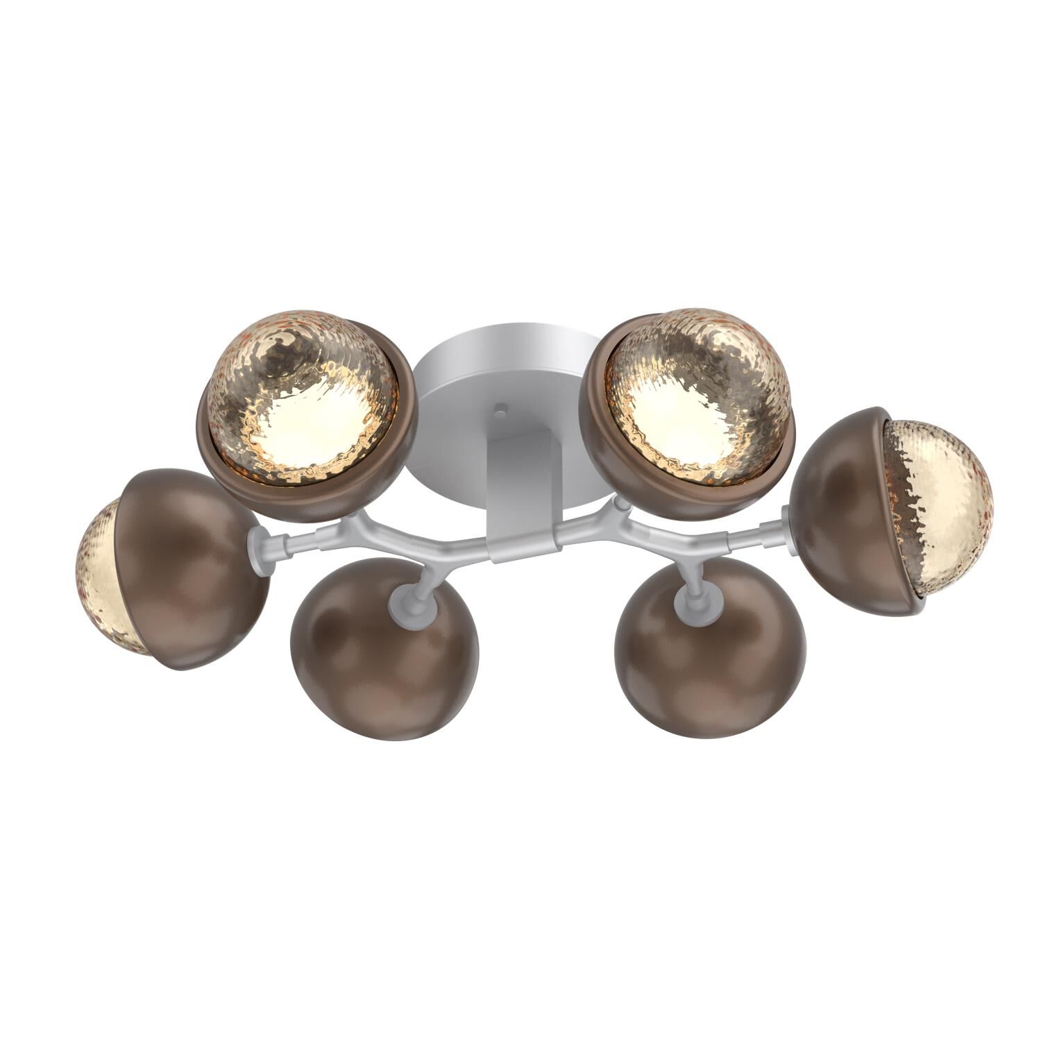 Levi Wilson Cabochon 27 Inch Flush Mount by Hammerton Studio