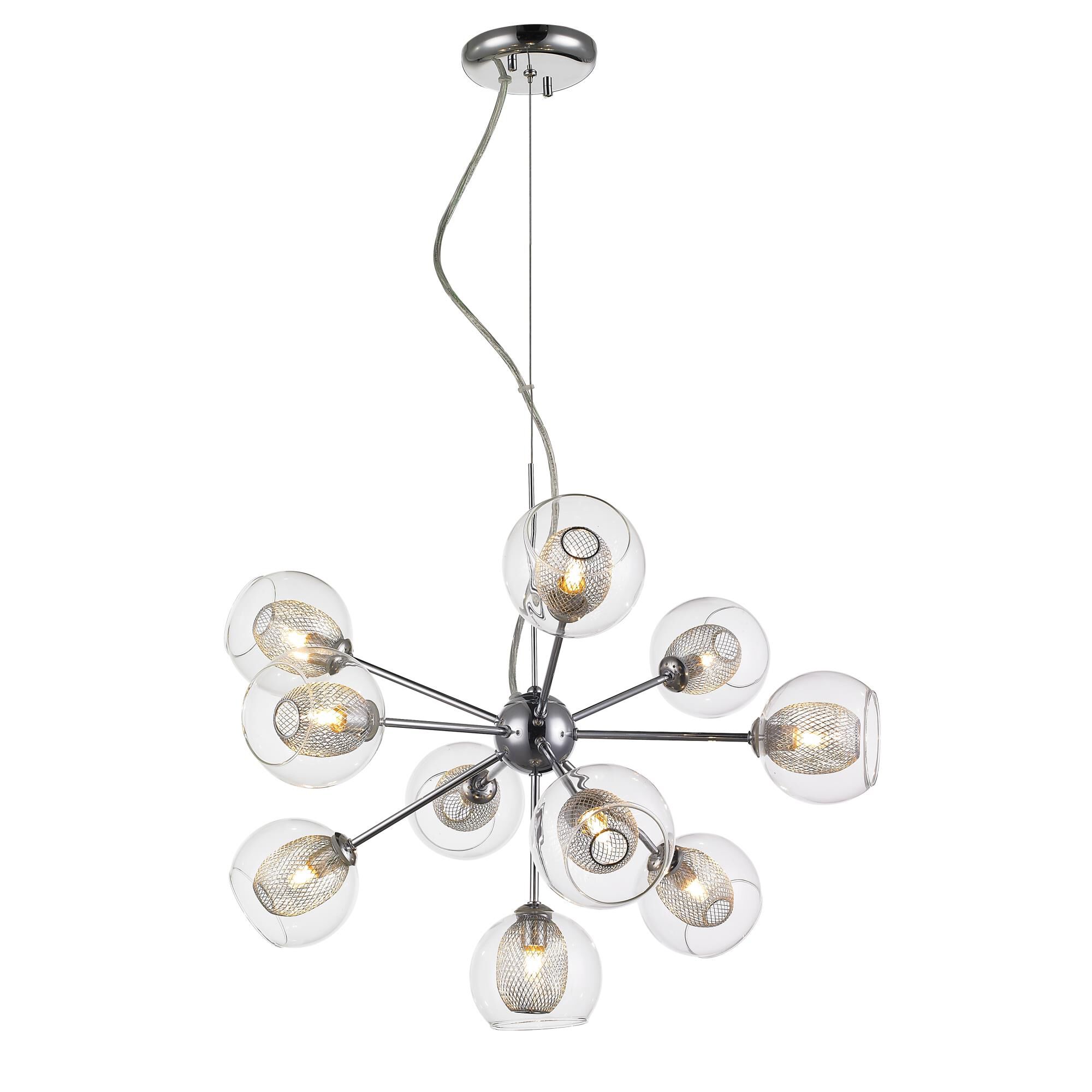 Auge 22 Inch 10 Light Chandelier by Z-Lite