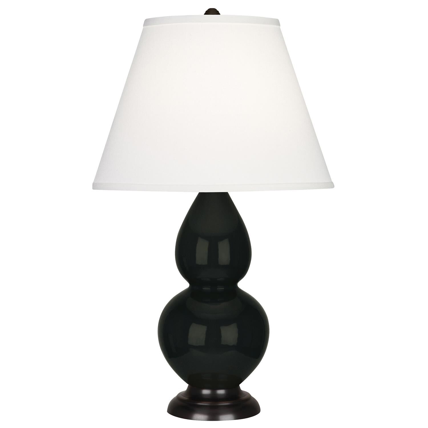 Shown in Obsidian finish and Pearl shade and Deep Patina Bronze accent