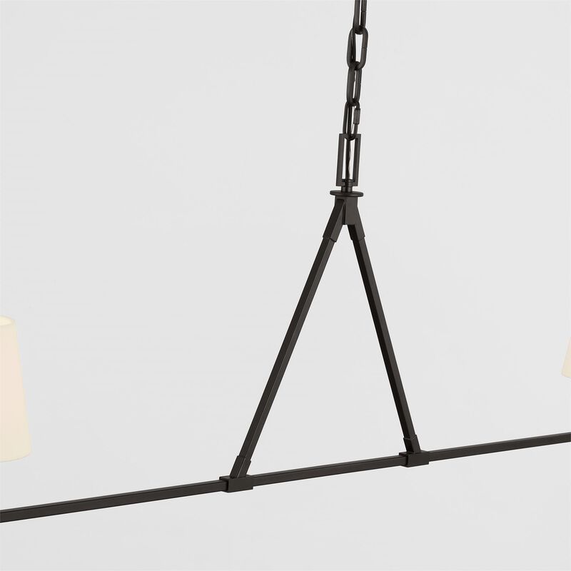 Chapman & Myers Perth Medium Linear Chandelier by Visual Comfort Studio