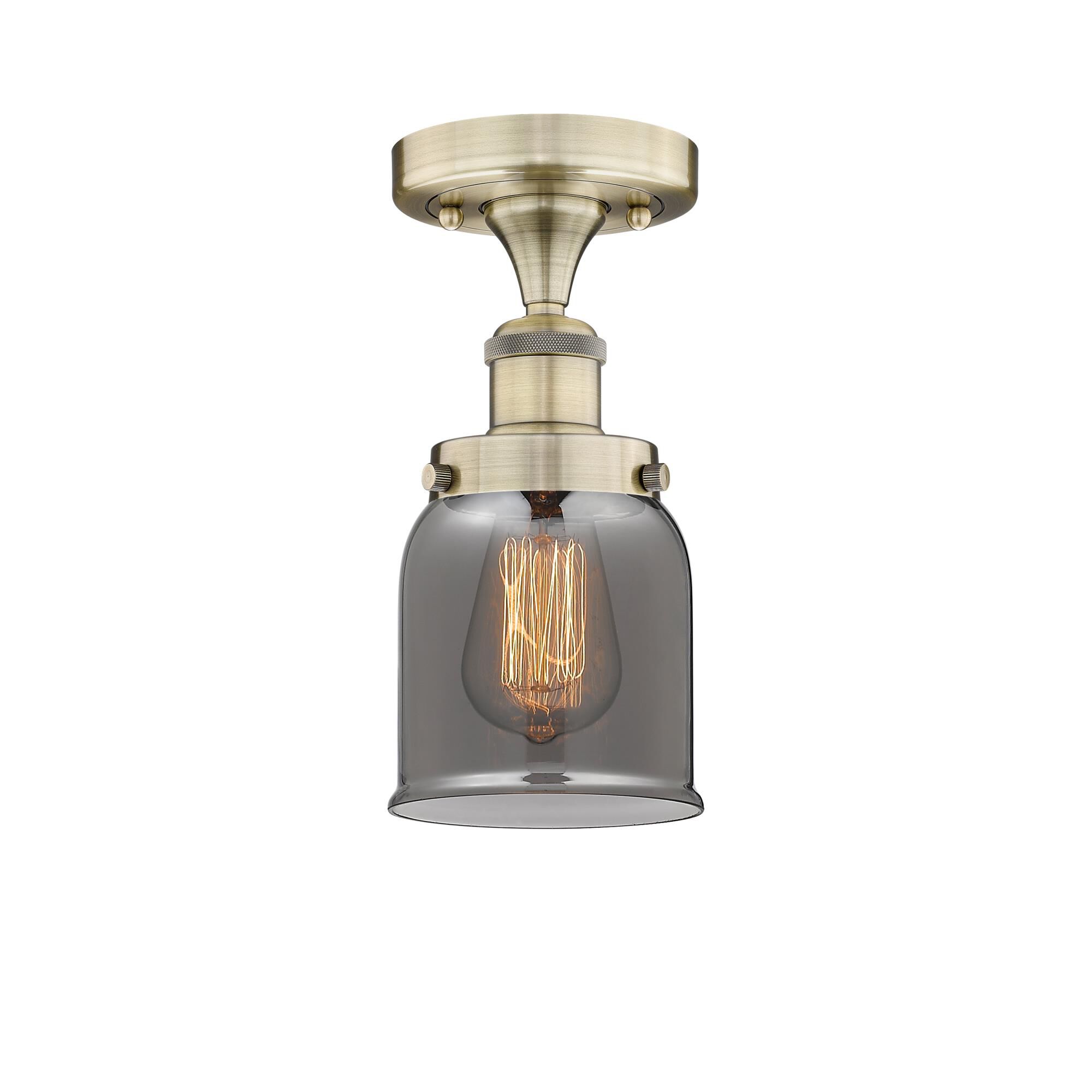 Bruno Marashlian Bell 6 Inch 1 Light Semi Flush Mount by Innovations Lighting