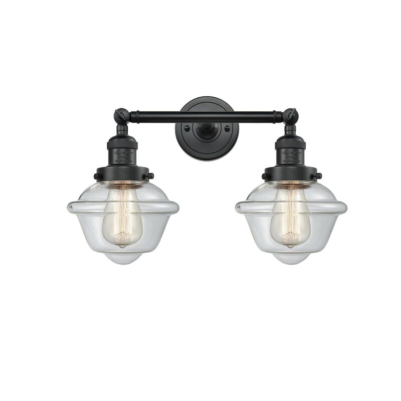 Bruno Marashlian Small Oxford 17 Inch 2 Light Bath Vanity Light by Innovations Lighting