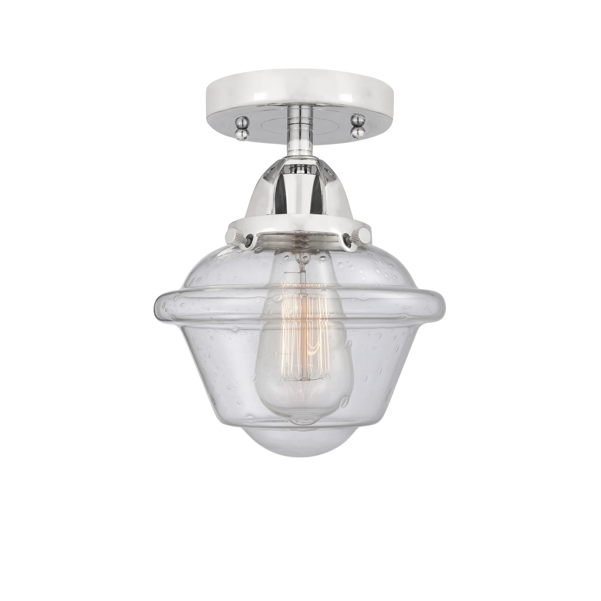 Bruno Marashlian Oxford 7 Inch 1 Light Semi Flush Mount by Innovations Lighting