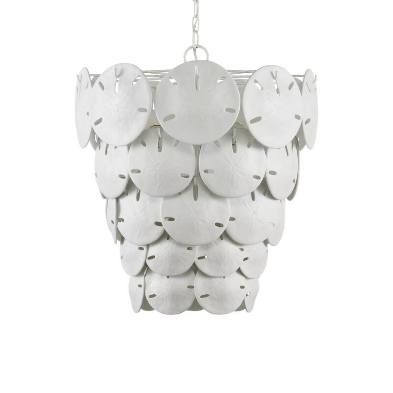 Marjorie Skouras Tulum 20 Inch 5 Light Chandelier by Currey & Company
