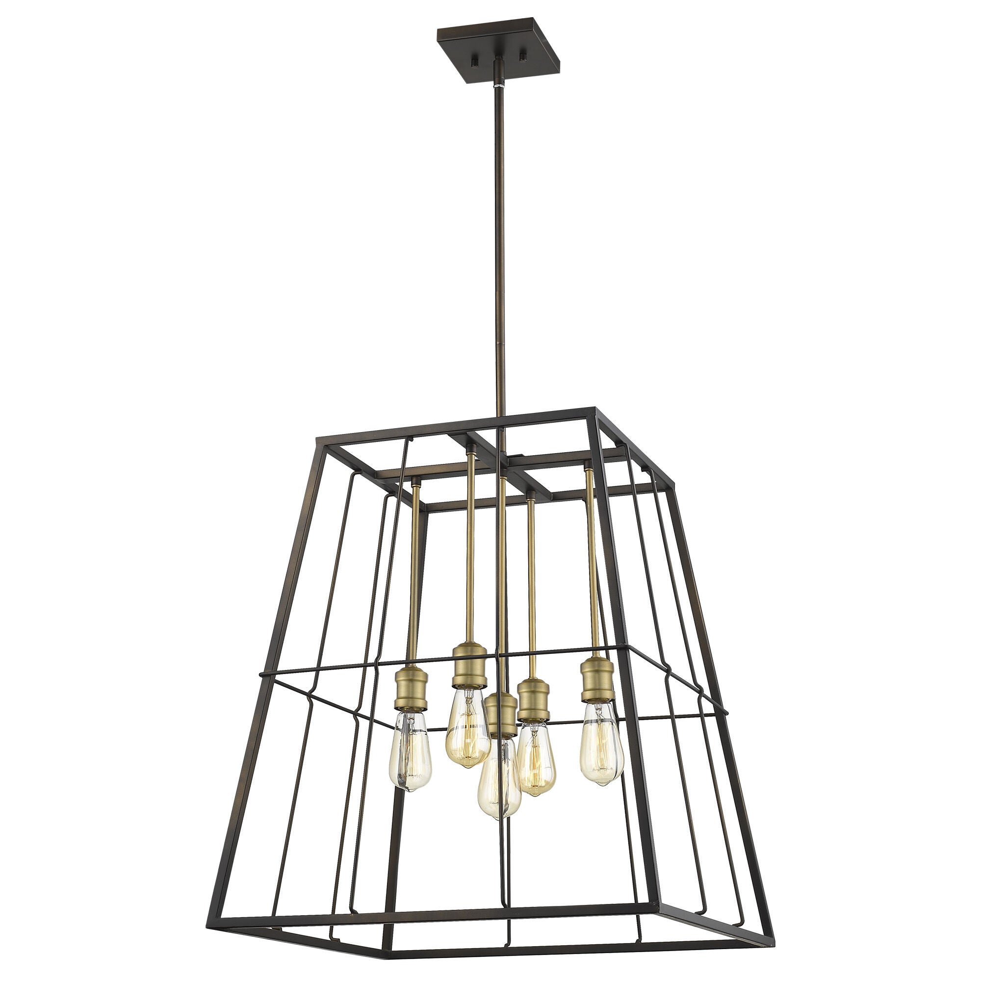 Shown in Oil-Rubbed Bronze finish and -- glass and -- shade