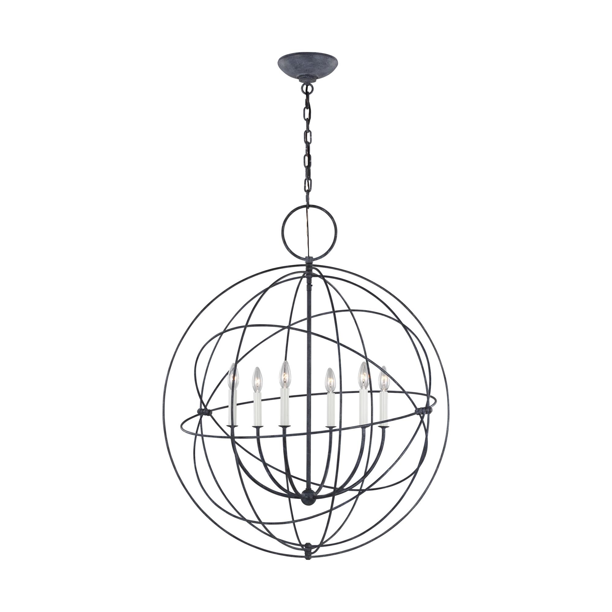Chapman & Myers Bayberry 31 Inch Large Pendant,