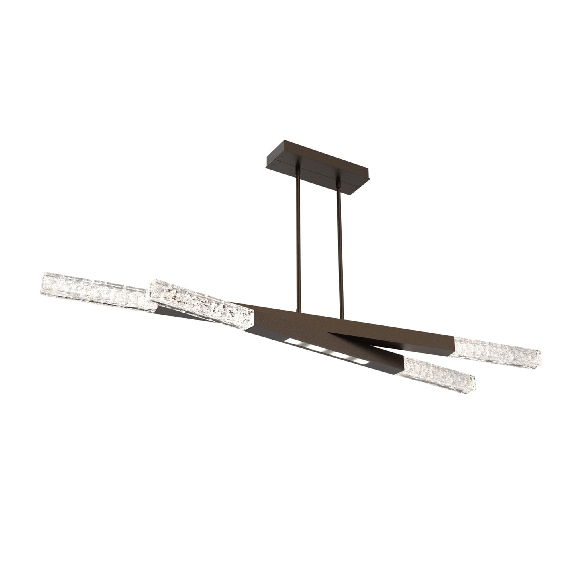 Shown in Flat Bronze finish and Clear glass
