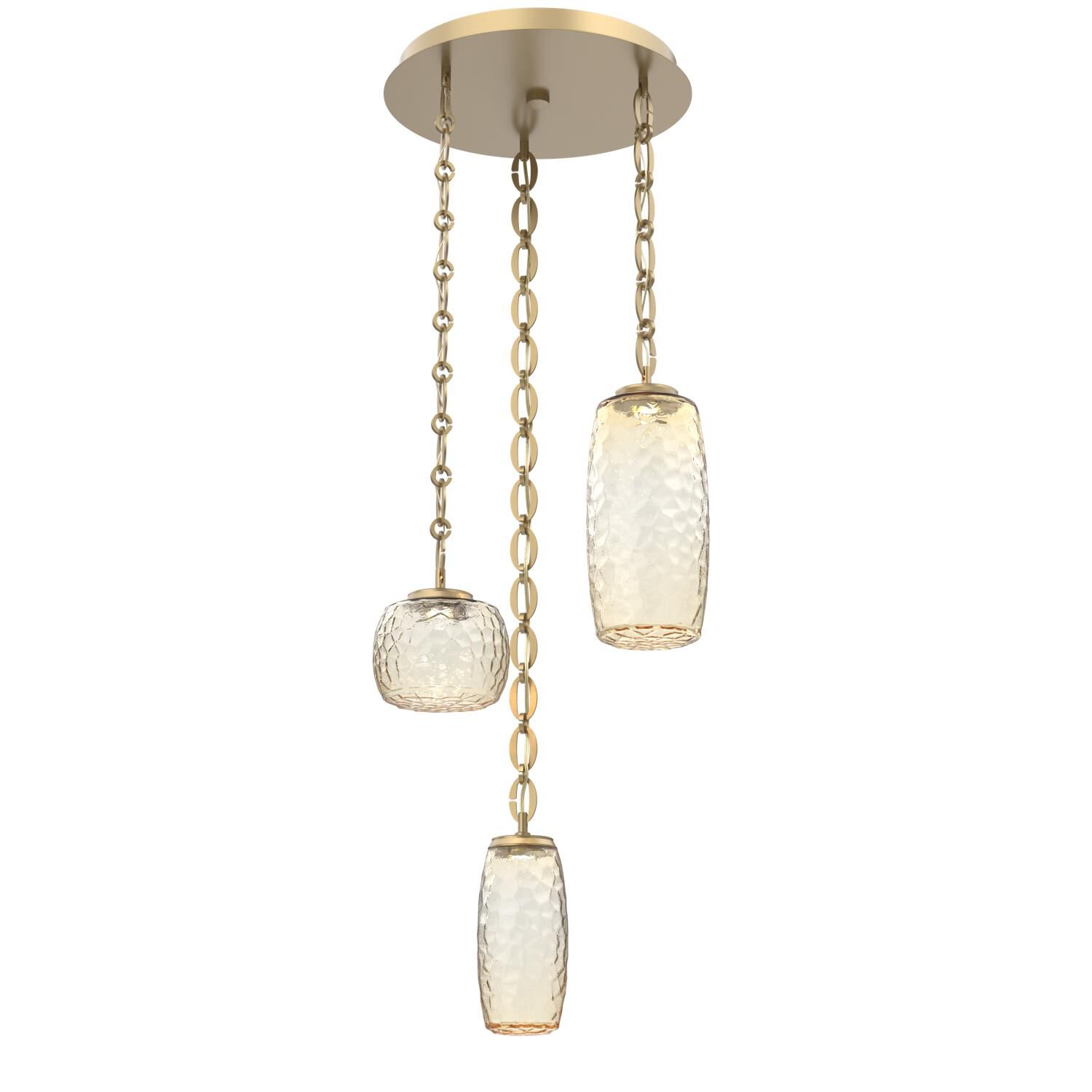 Levi Wilson Vessel 19 Inch Multi Light Pendant by Hammerton Studio