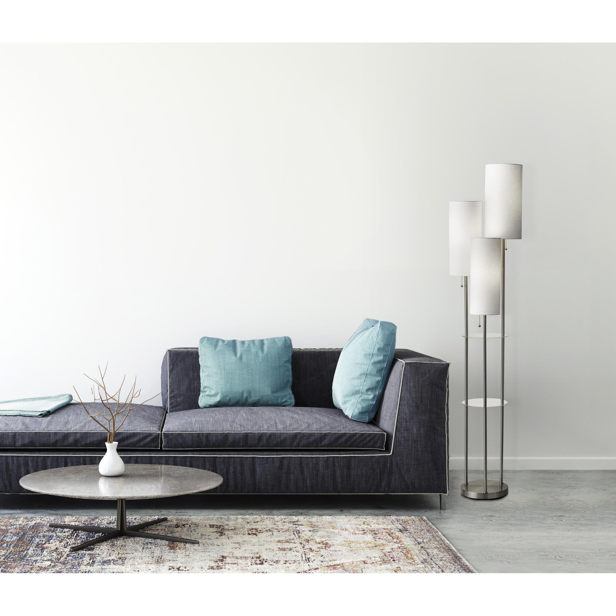 Trio 68 Inch Floor Lamp by Adesso