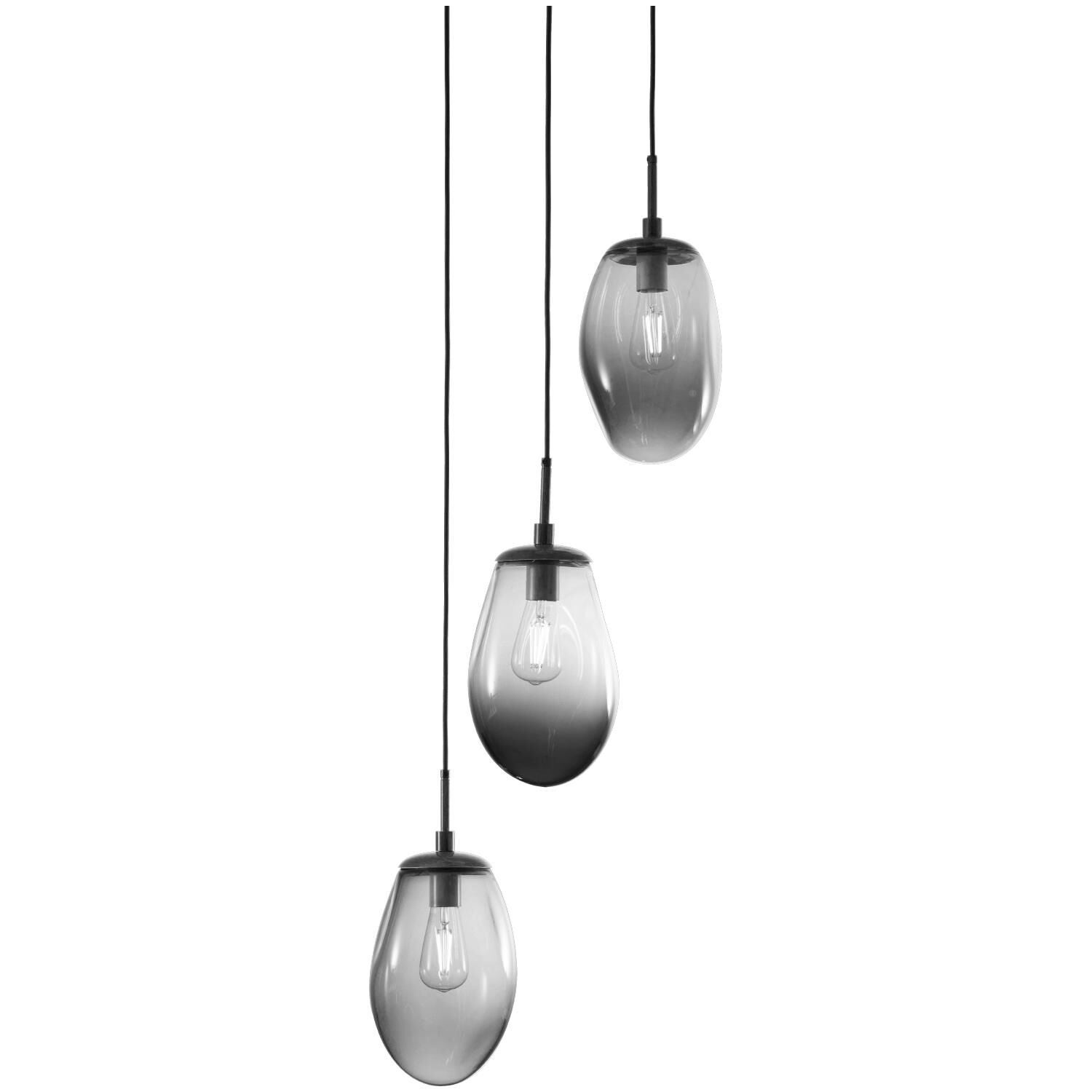 Levi Wilson Nebula 20 Inch 3 Light Multi Light Pendant by Hammerton Studio