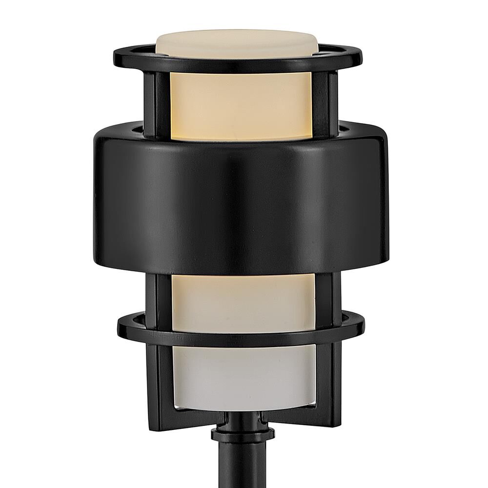 Shown in Satin Black finish and Etched Opal glass