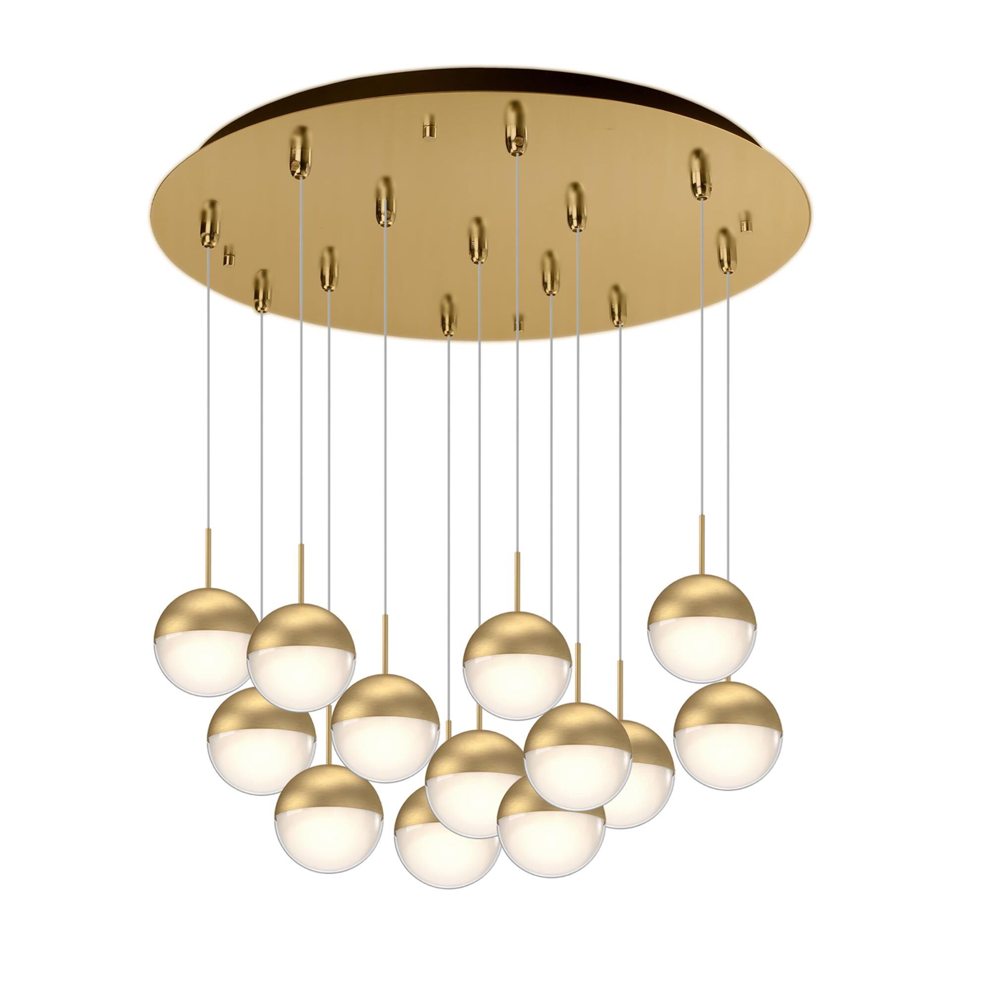 Shown in Brushed Gold finish