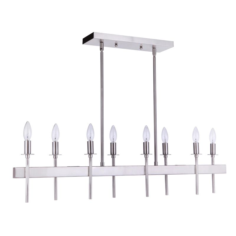 Larrson 38 Inch 8 Light Linear Suspension Light by Craftmade