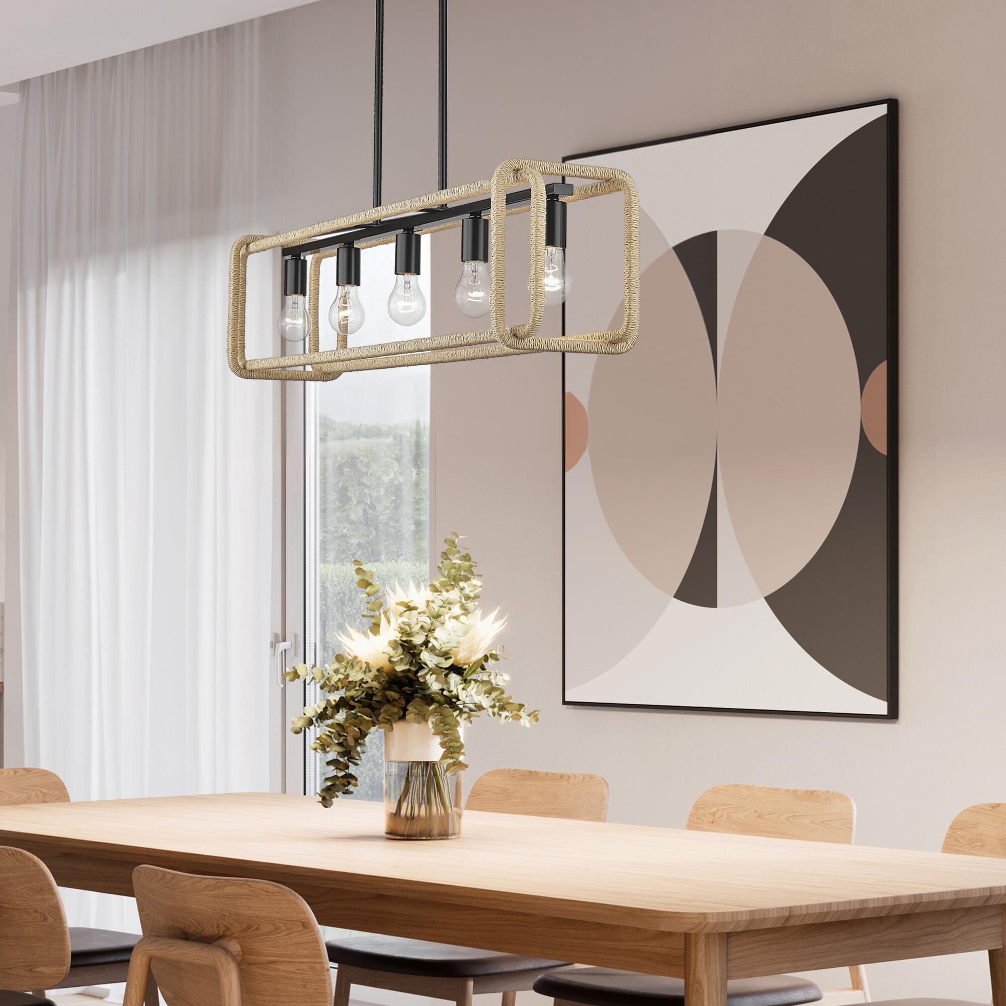 Camden 41 Inch Linear Suspension Light by Golden Lighting