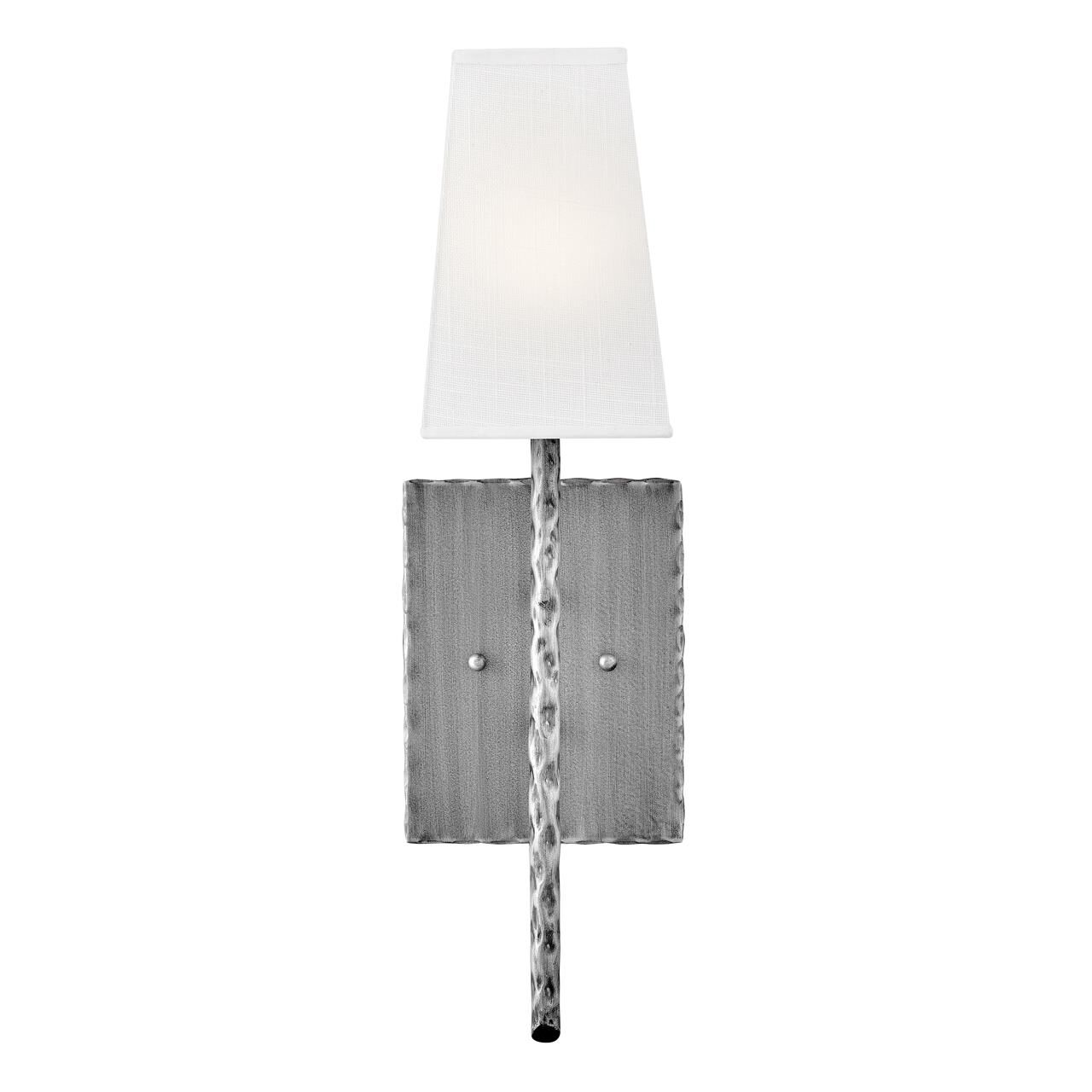 Shown in Burnished Nickel finish and Off-White Textured shade