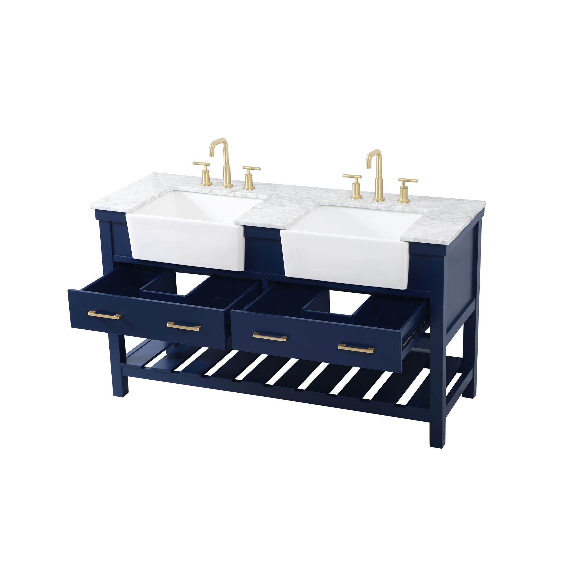 Shown in Blue finish