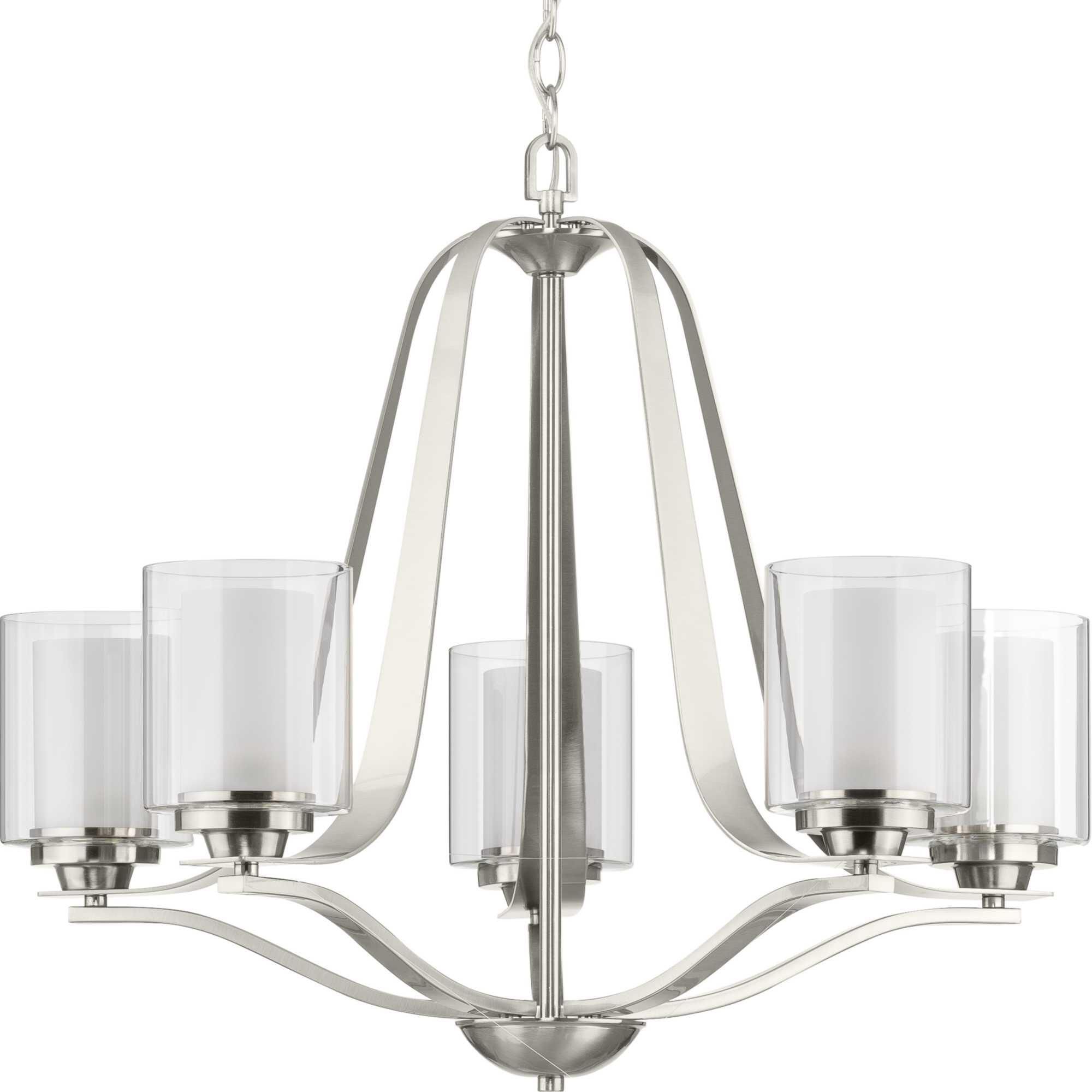 Kene 27 Inch 5 Light Chandelier by Progress Lighting