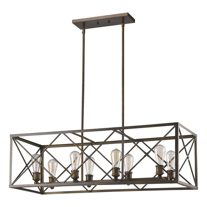 Brooklyn 39 Inch 8 Light Linear Suspension Light by Acclaim Lighting