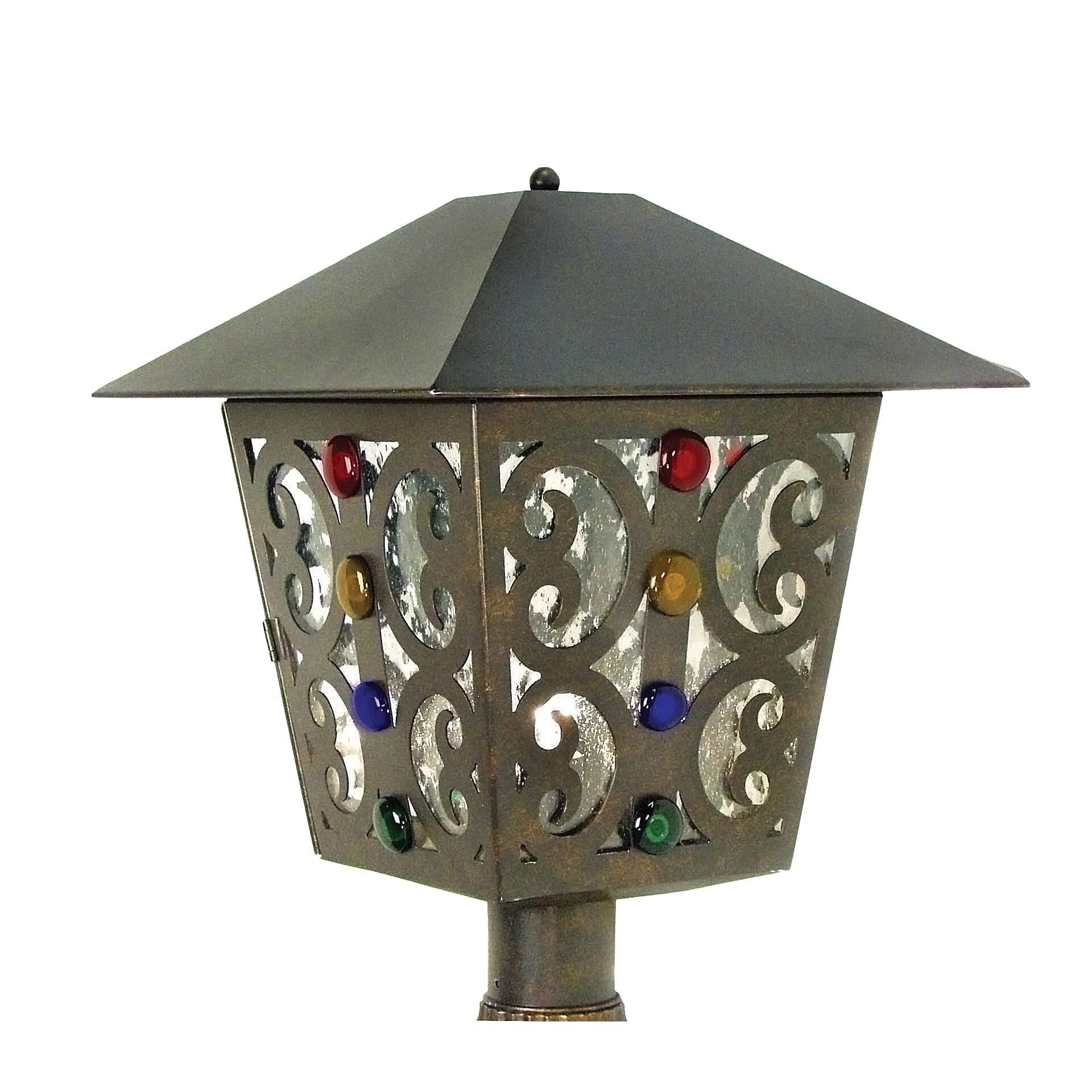 Meyda Lighting Julie 21 Inch Tall Outdoor Post Lamp