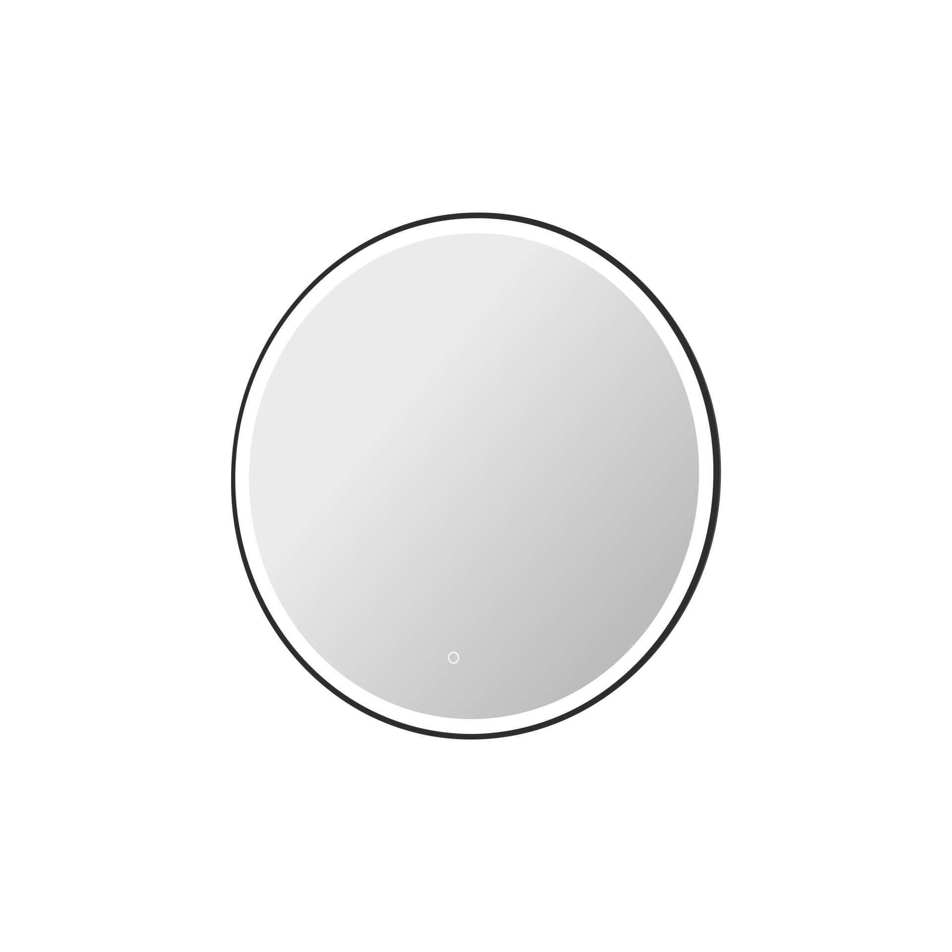 Harmoni 36 Inch Round LED Lighted Mirror by Elegant Decor