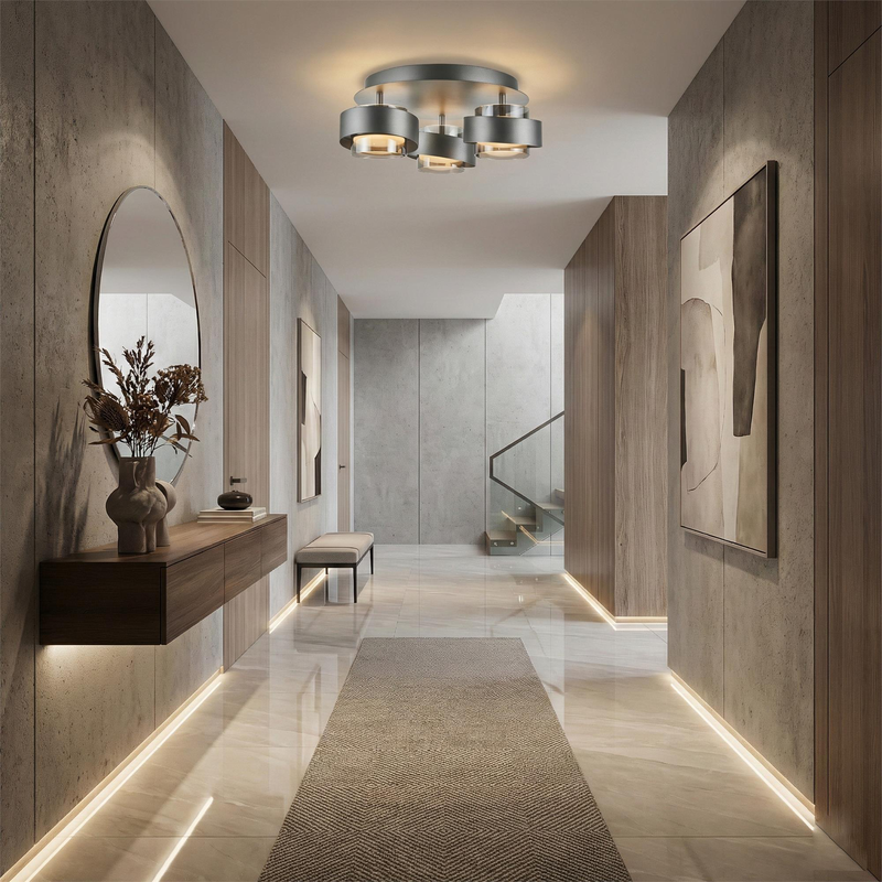 Axis 20 Inch Semi Flush Mount by Artcraft