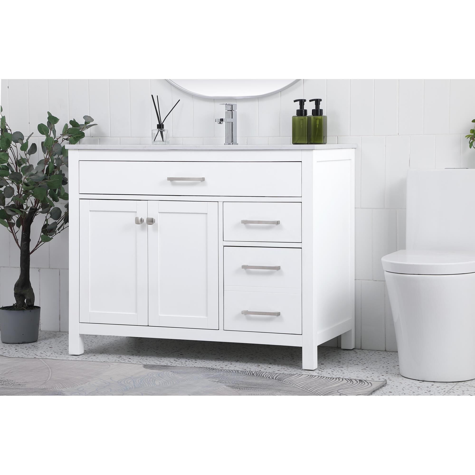 Lewis 42 Inch Bath Vanity by Elegant Decor