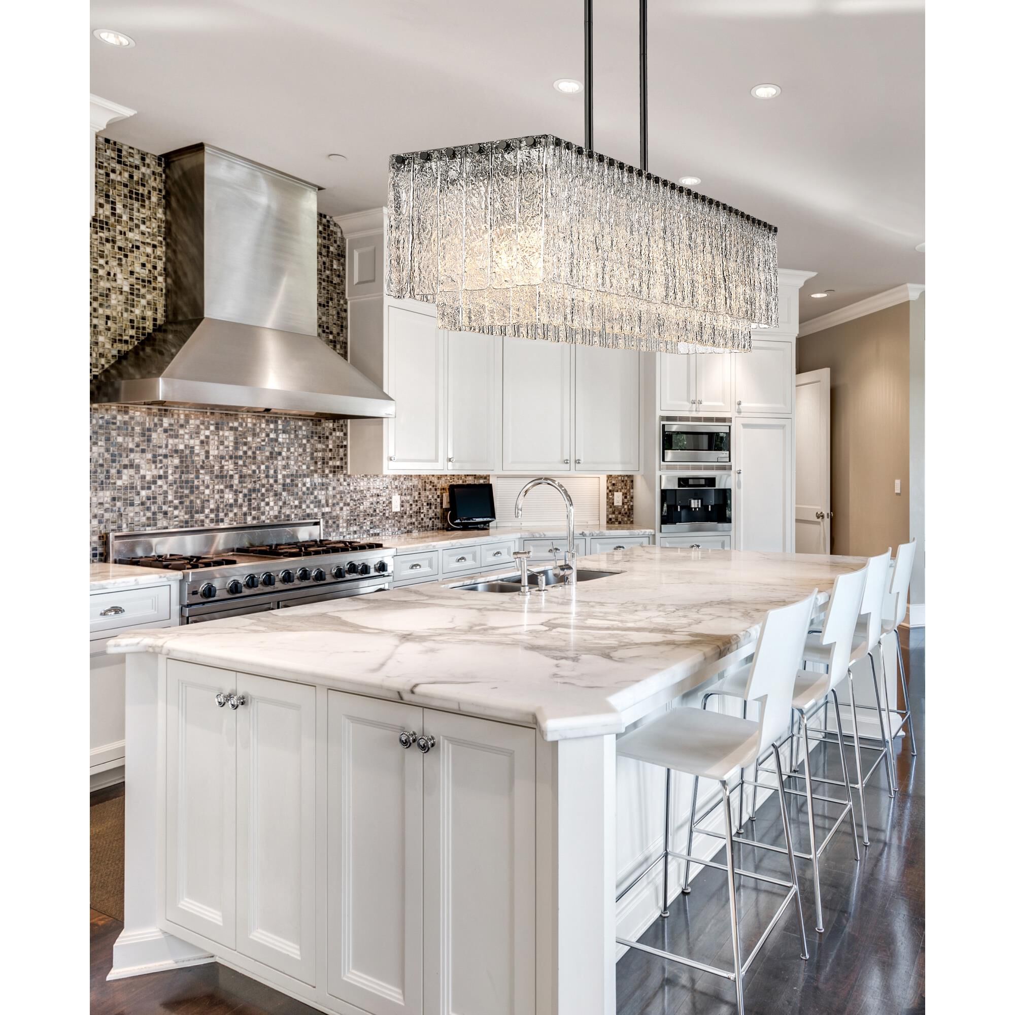 Shown in Matte Black finish and Clear glass