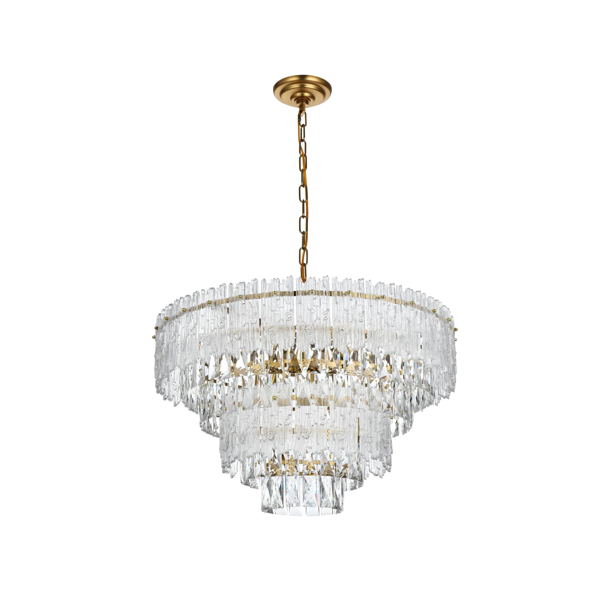 Emilia 25 Inch Chandelier by Elegant Lighting