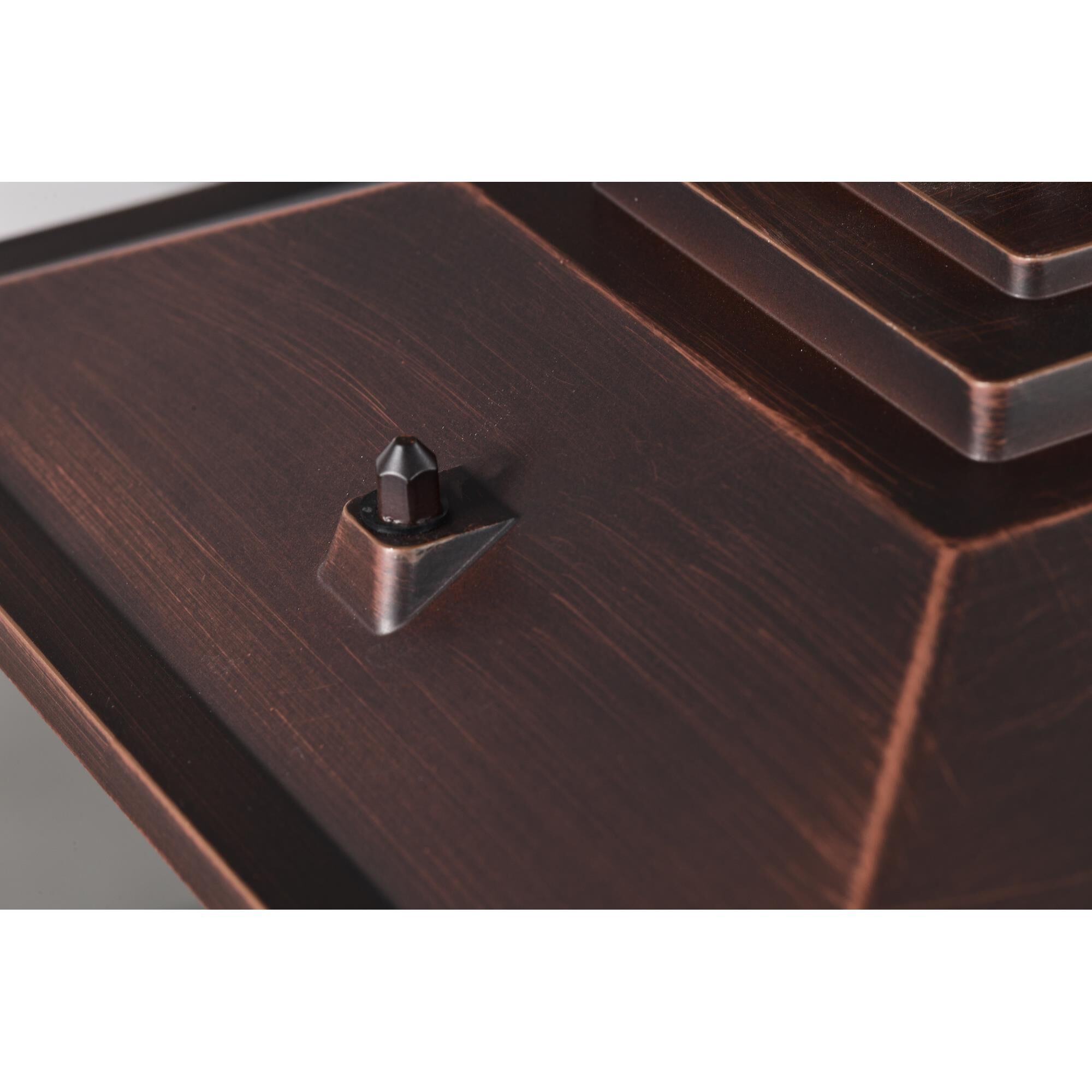 Shown in Rustic Bronze finish and Seeded glass and Seeded shade