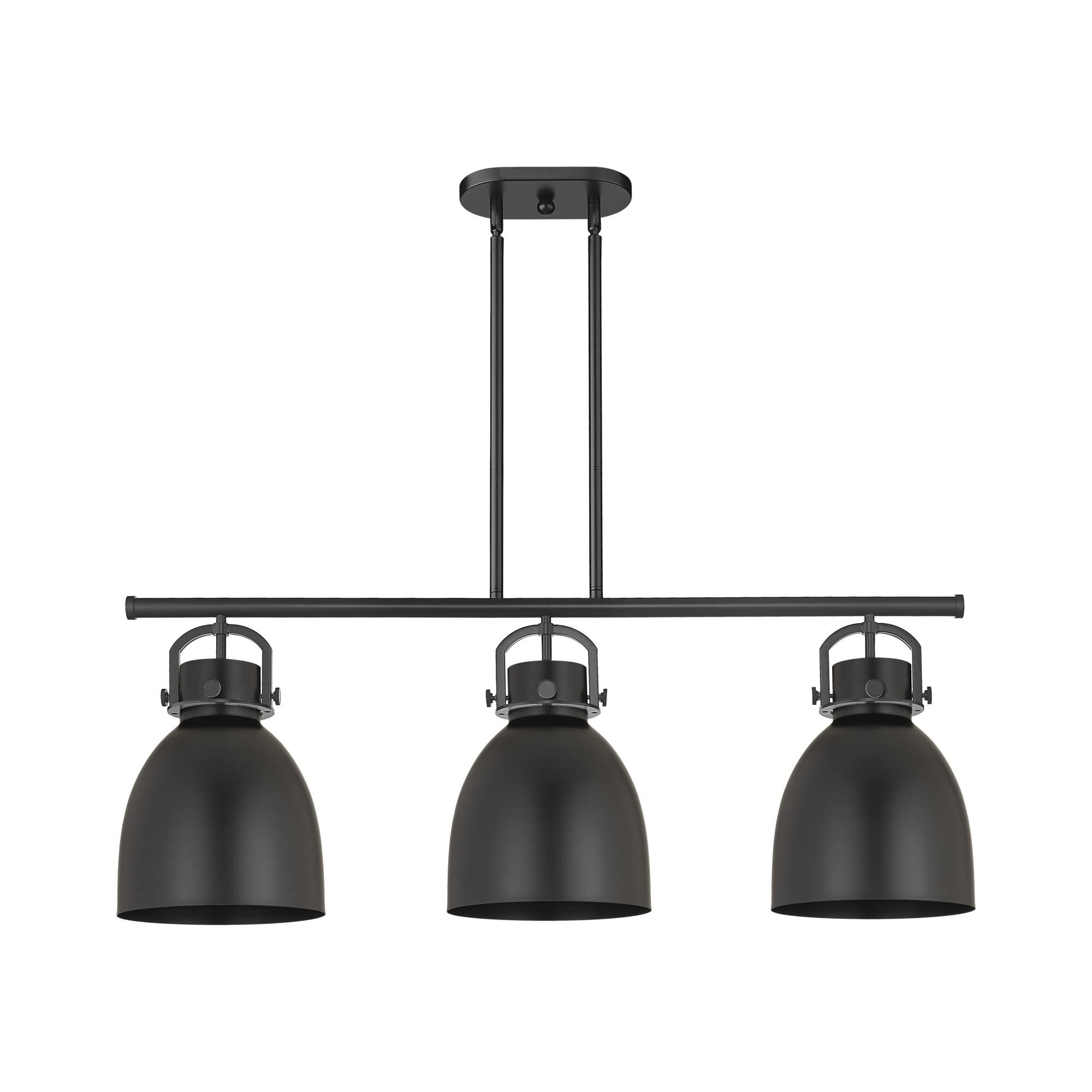 Bruno Marashlian Newton Bell 42 Inch 3 Light Linear Suspension Light by Innovations Lighting
