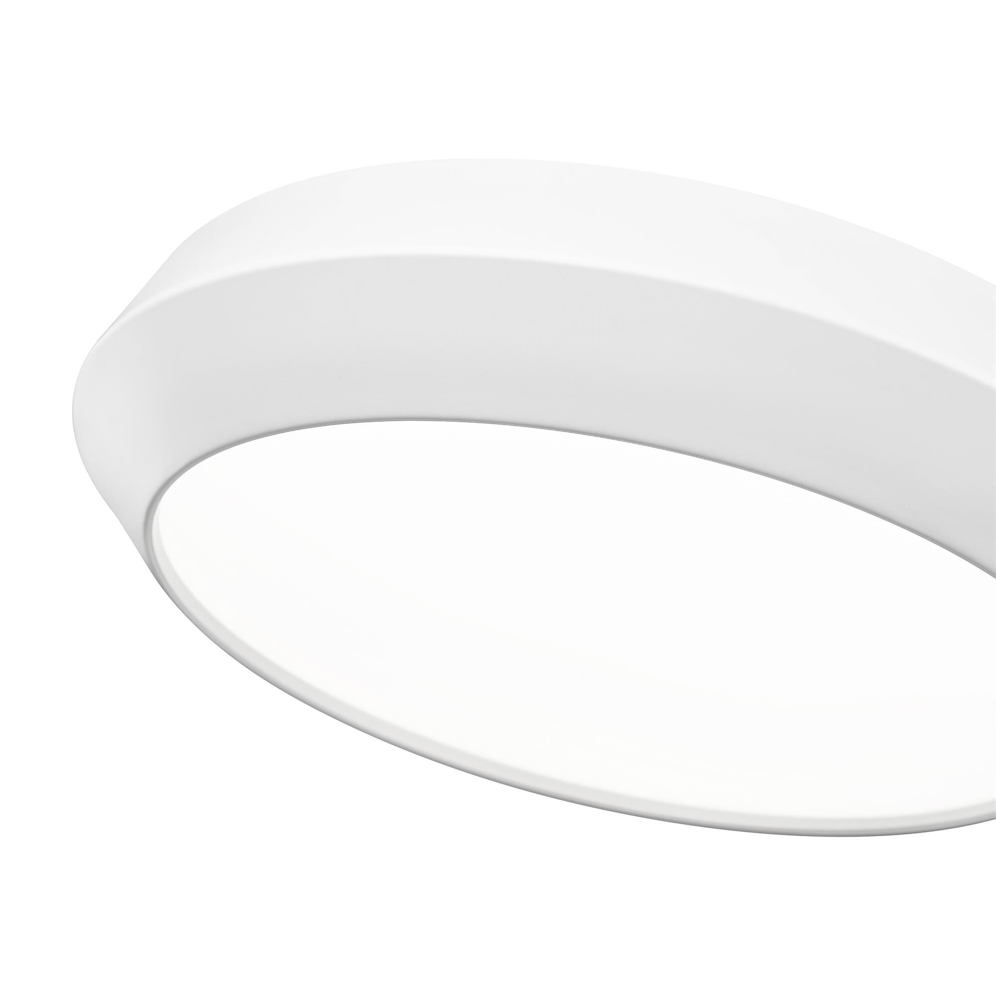 Shown in Matte White finish and White glass