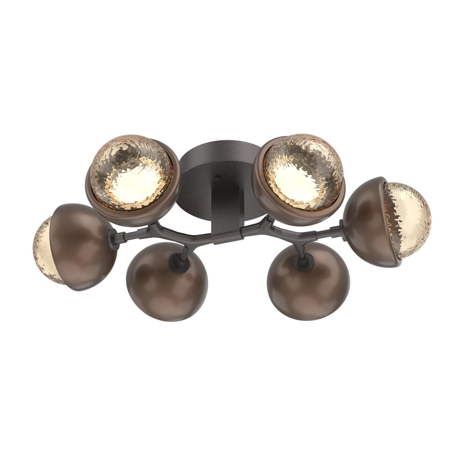 Levi Wilson Cabochon 27 Inch Flush Mount by Hammerton Studio