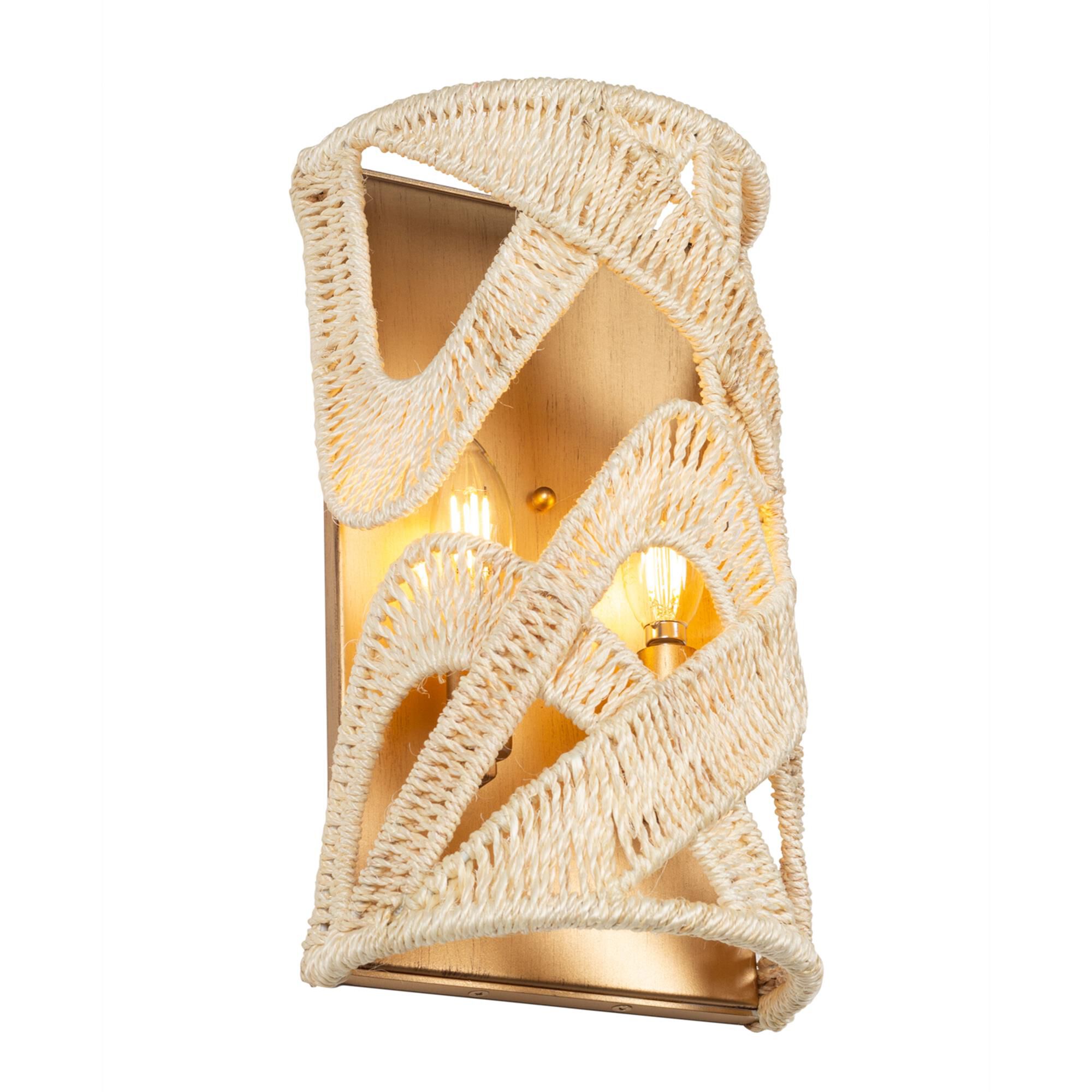 Shown in Modern Gold and White finish