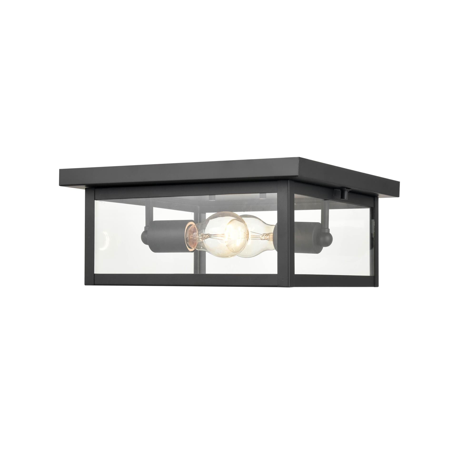 Evanton 12 Inch 2 Light Outdoor Flush Mount by Millennium Lighting