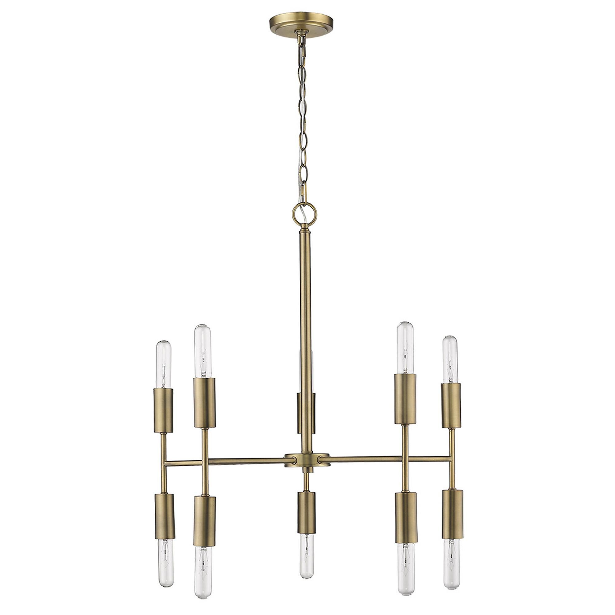 Perret 26 Inch 10 Light Chandelier by Trend Lighting