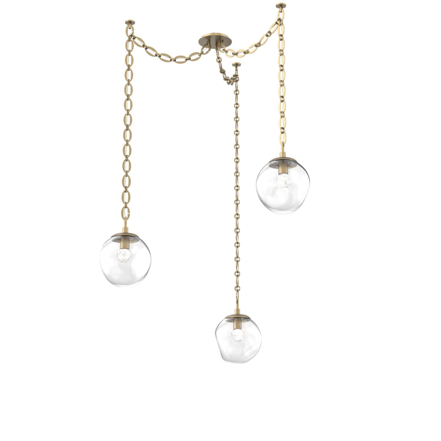 Levi Wilson Aster 19 Inch Multi Pendant Light by Hammerton Studio