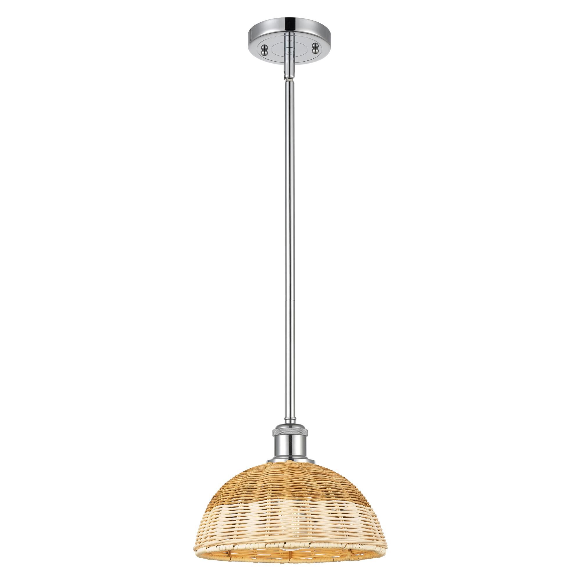 Shown in Polished Chrome finish and Natural shade